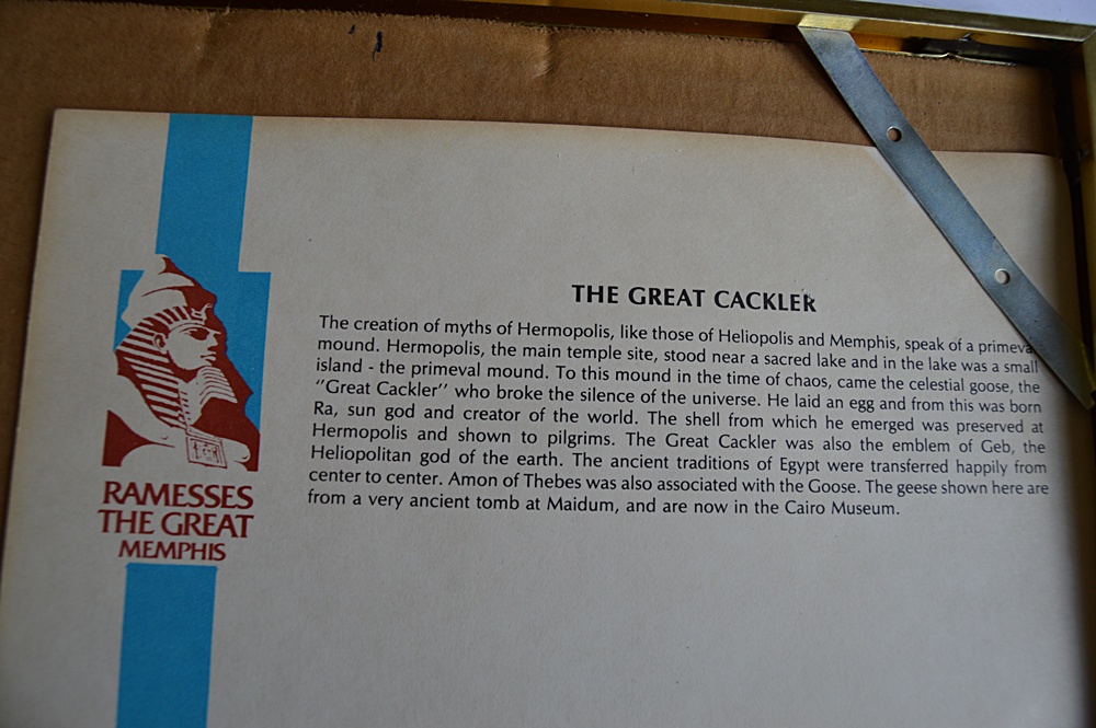 Pair of Signed Egyptian Paintings on Papyrus