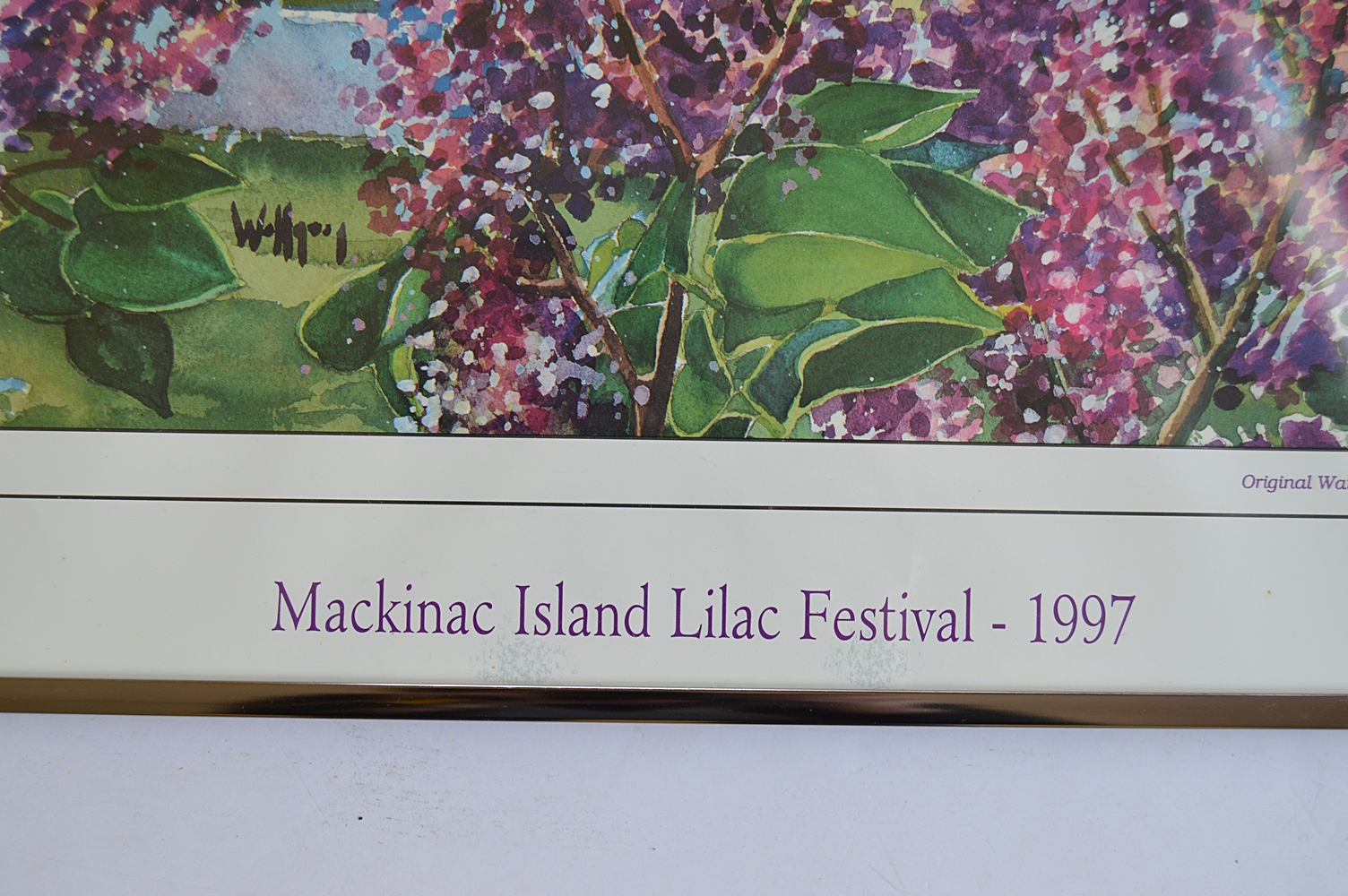 Six Framed Mackinac Island Posters