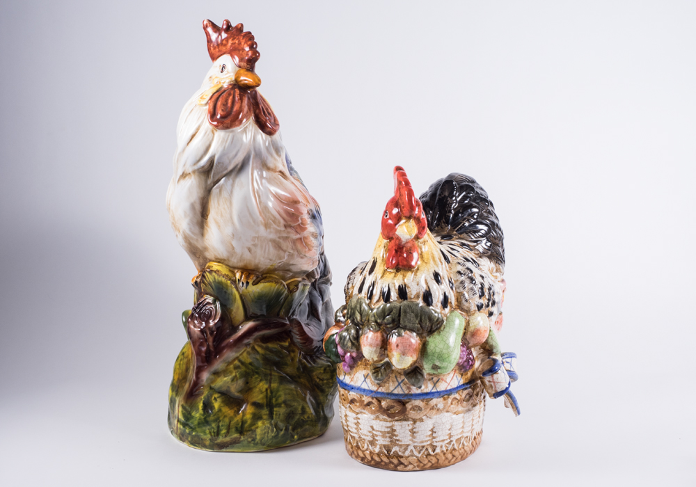 Rooster and Hen Decor