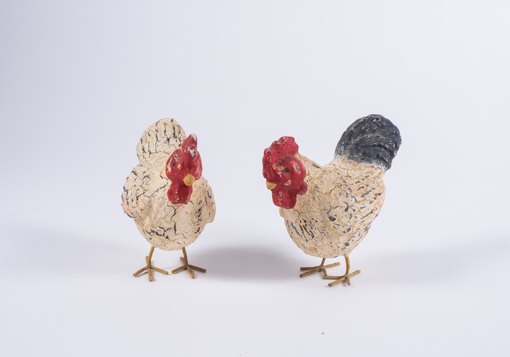 Rooster and Hen Decor