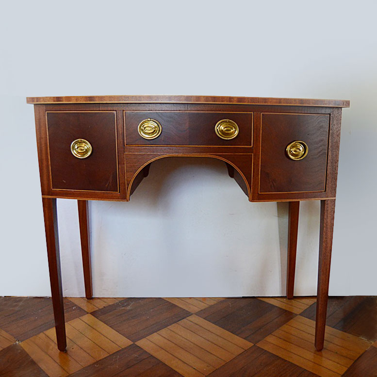 The Bartley Collection Mahogany George III Bowfront Sideboard