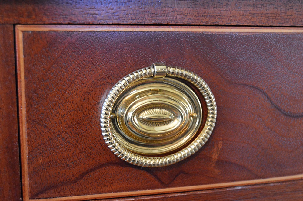 The Bartley Collection Mahogany George III Bowfront Sideboard