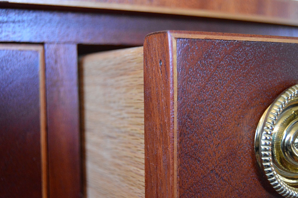 The Bartley Collection Mahogany George III Bowfront Sideboard