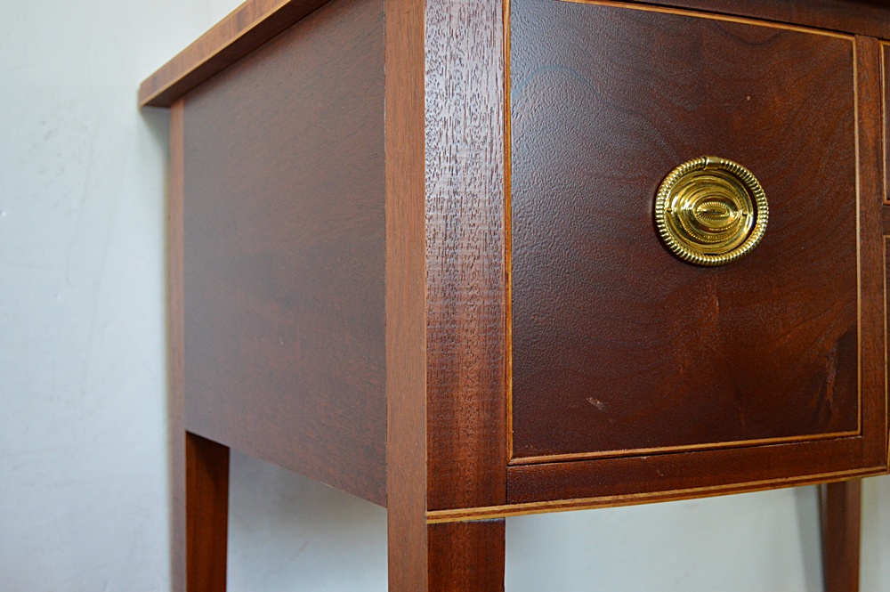 The Bartley Collection Mahogany George III Bowfront Sideboard