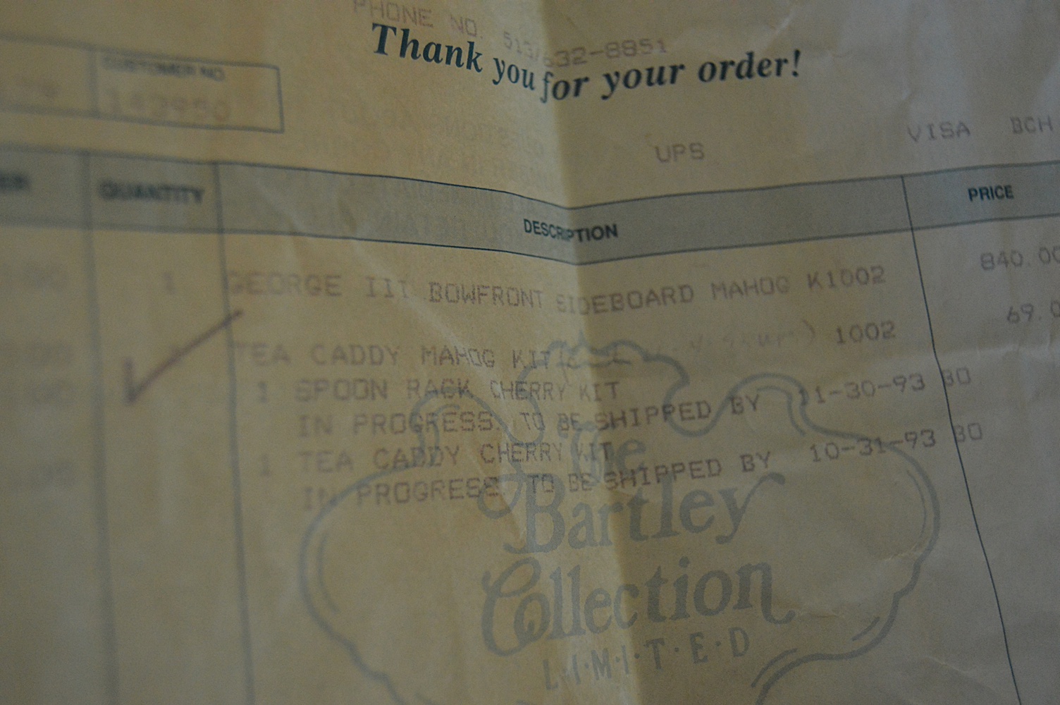 The Bartley Collection Mahogany George III Bowfront Sideboard