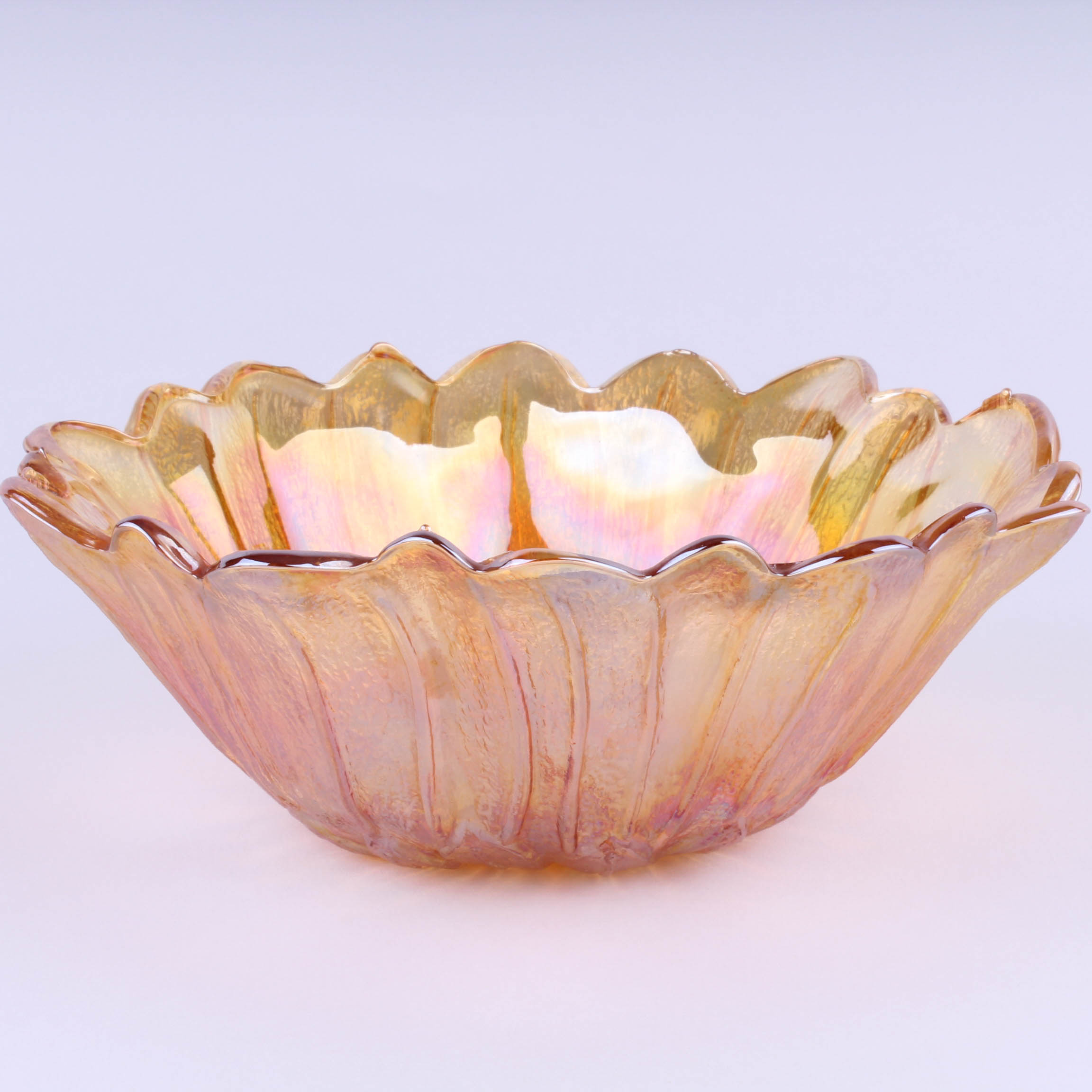 Orange Carnival Glass