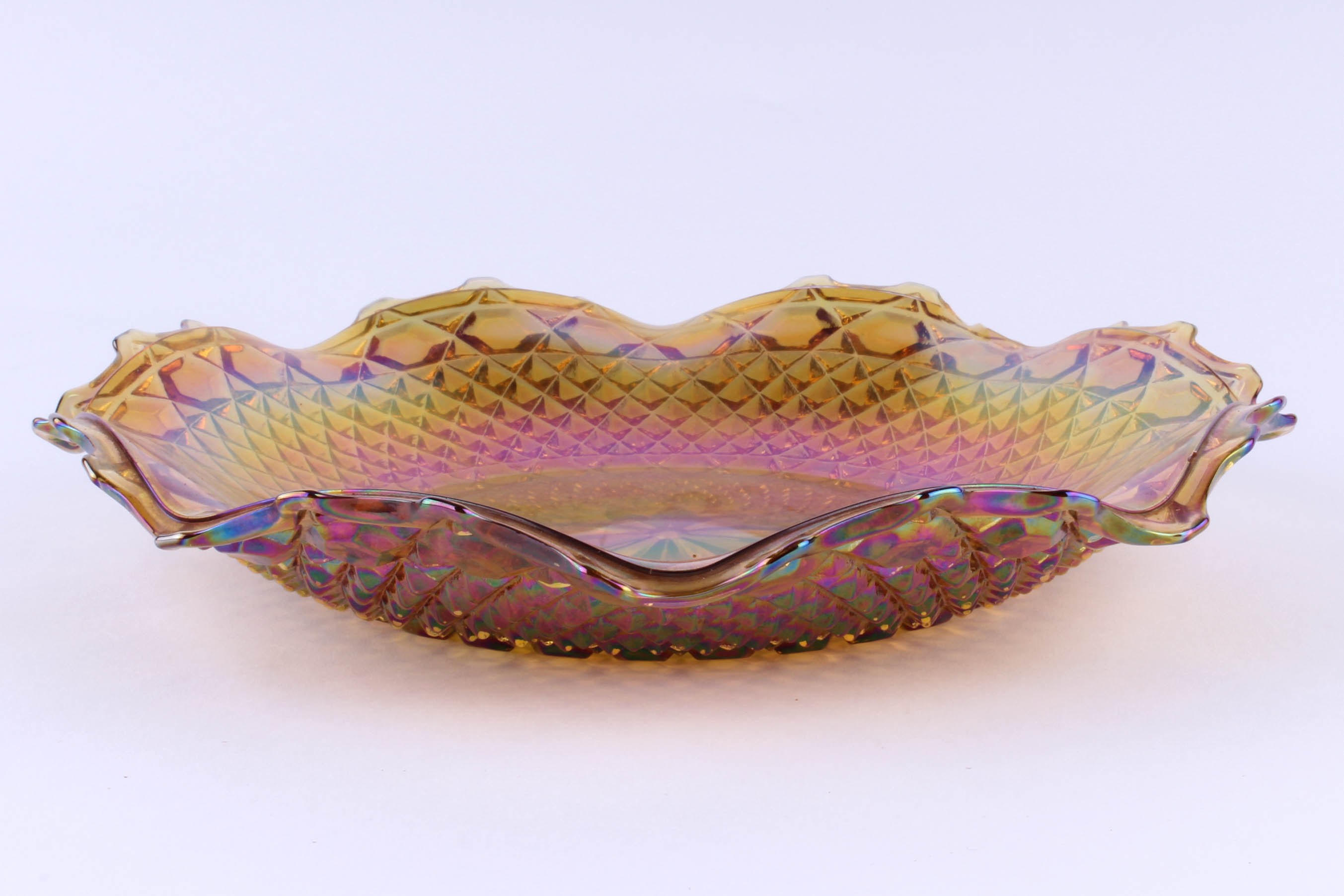 Orange Carnival Glass