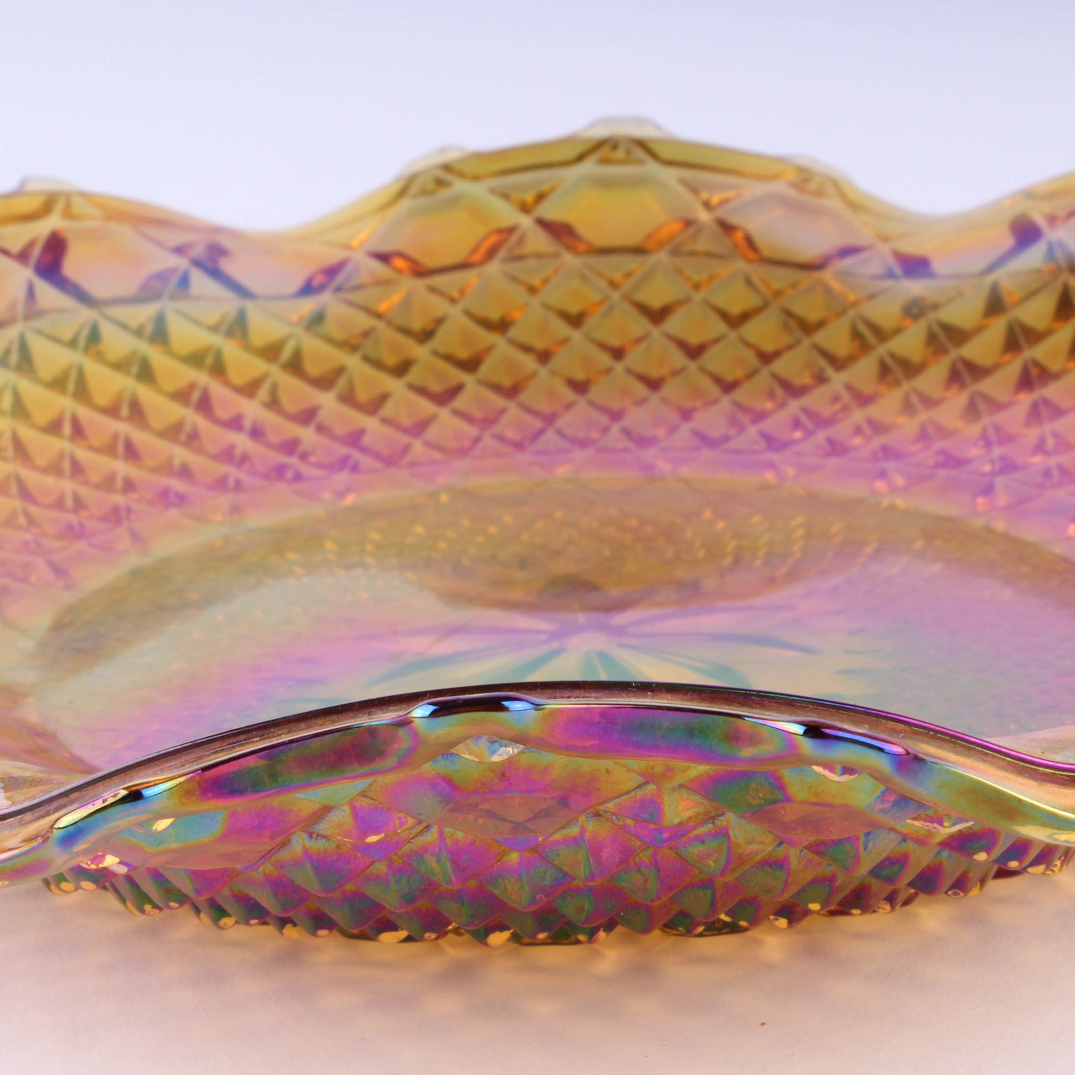 Orange Carnival Glass