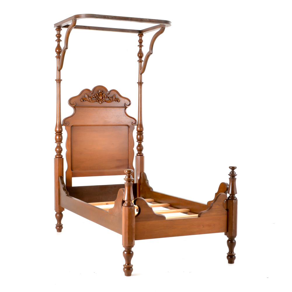 American Victorian Half-Tester Bed