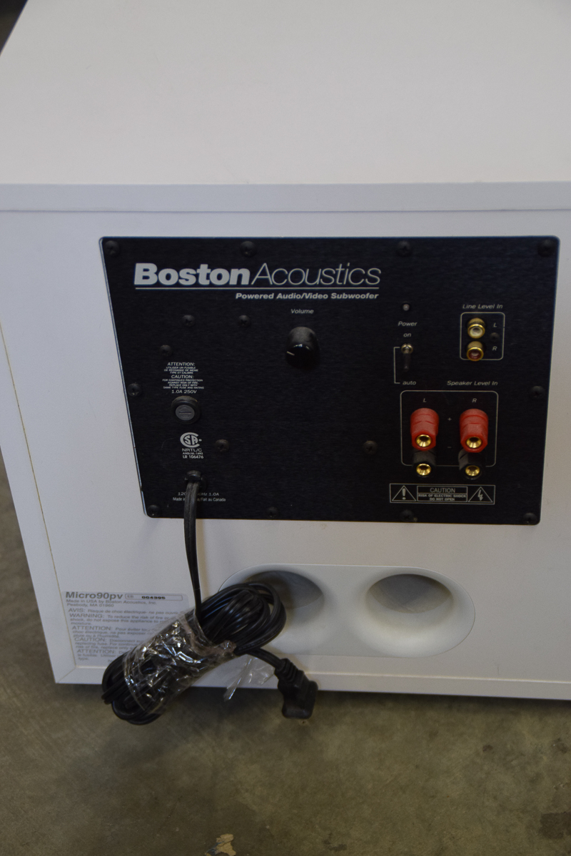 Pair of Boston Acoustic Micro 90PV Subwoofers