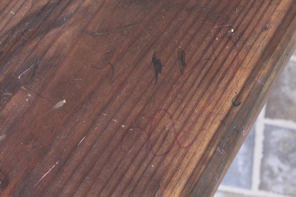 Handmade Tea-Stained Pine Farm Table