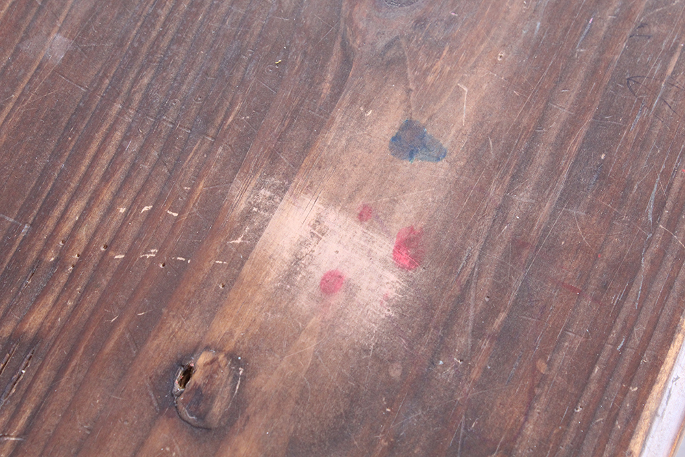 Handmade Tea-Stained Pine Farm Table