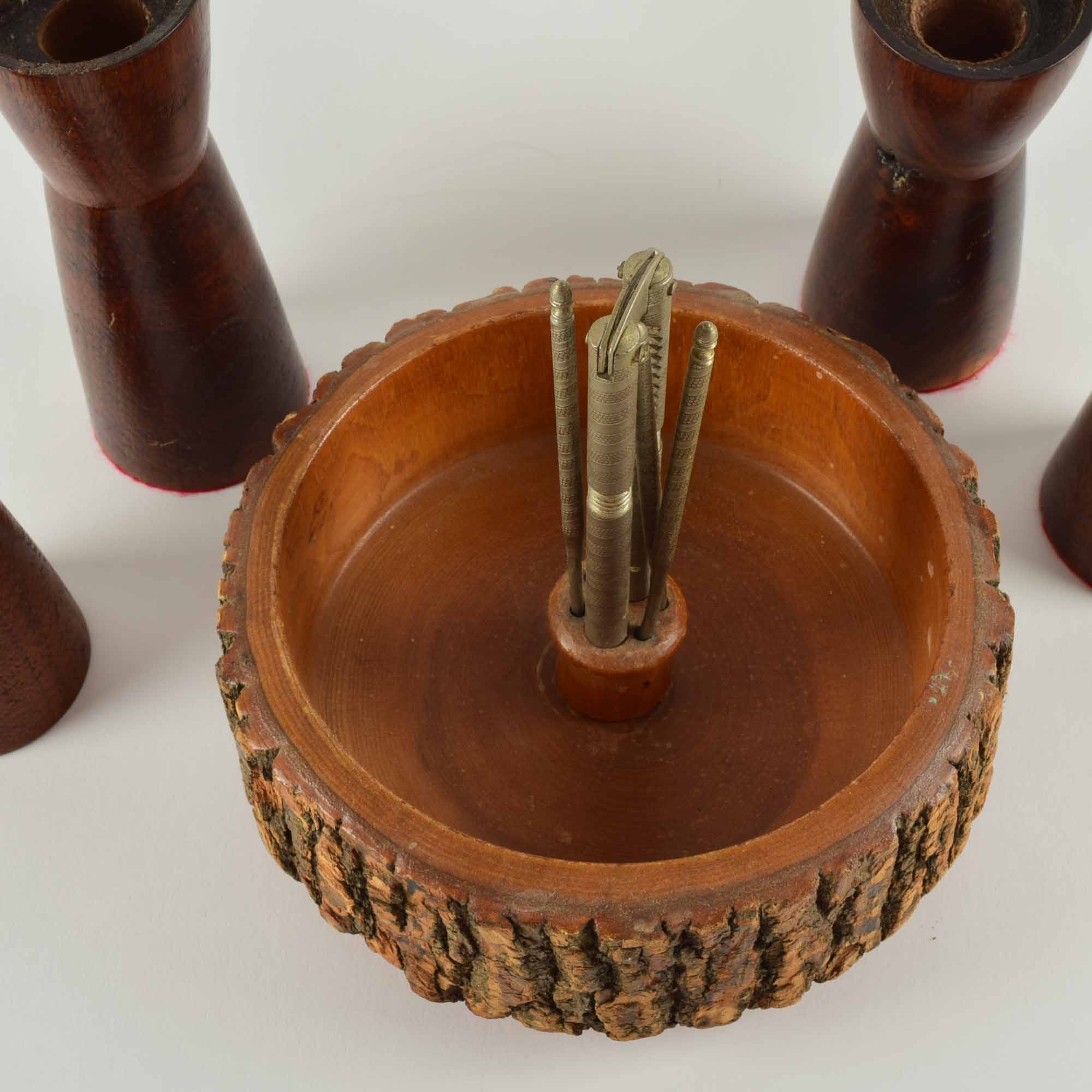 Vintage Wood Household Items