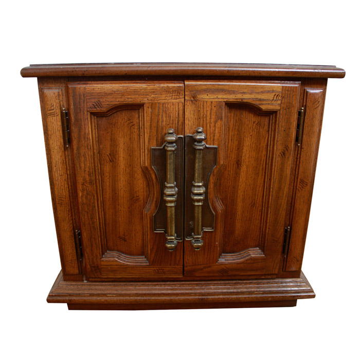 Vintage Oak American Drew Nightstand