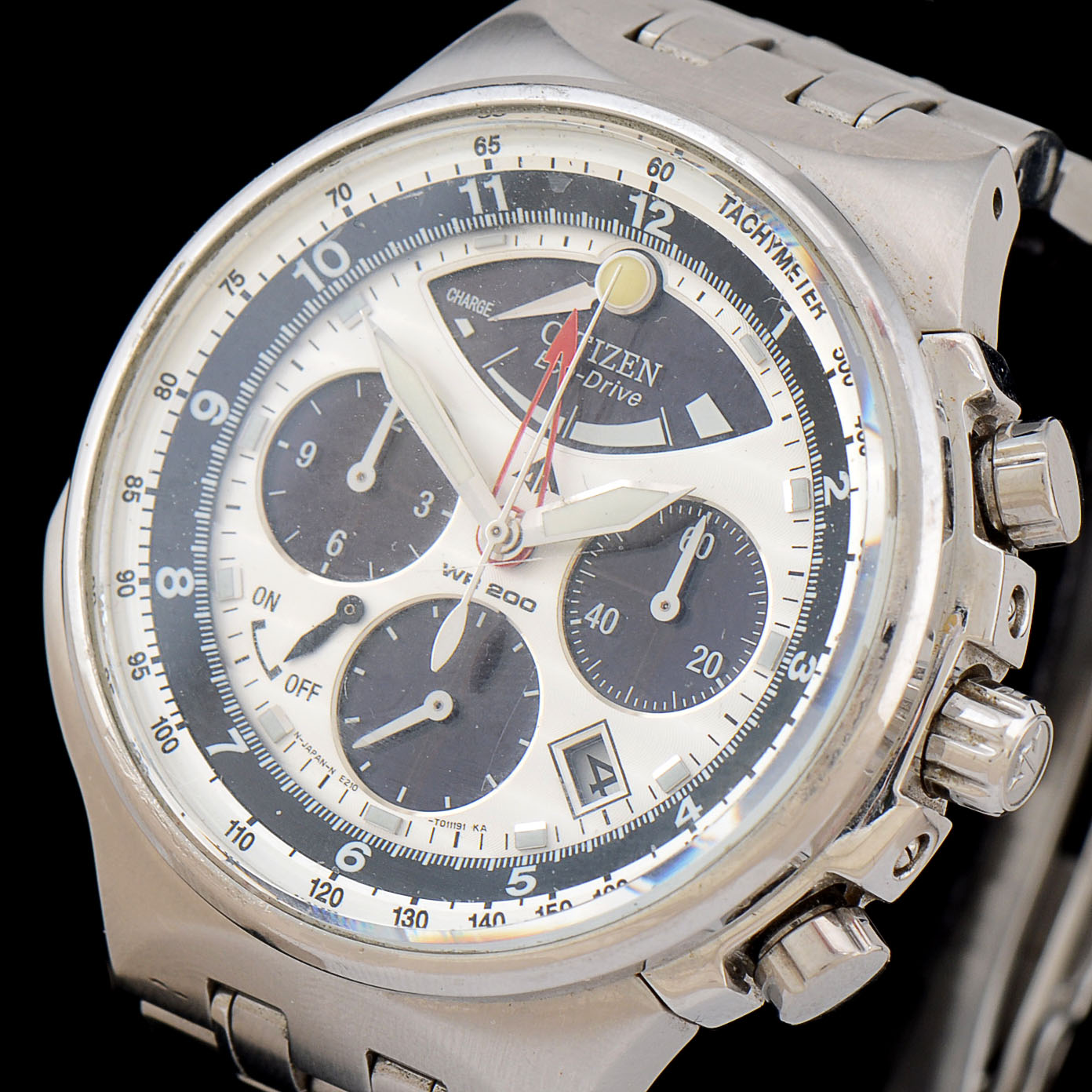 Men's Citizen Chronograph Eco Drive WR200