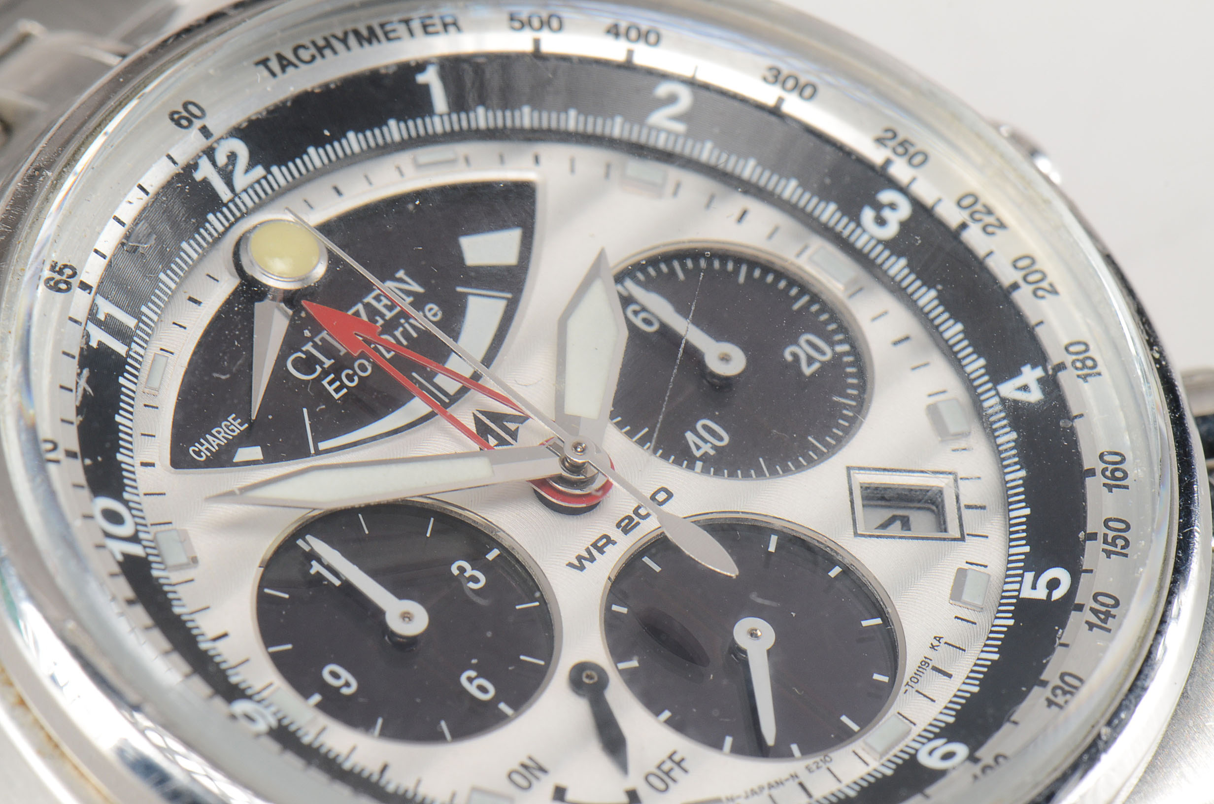 Men's Citizen Chronograph Eco Drive WR200