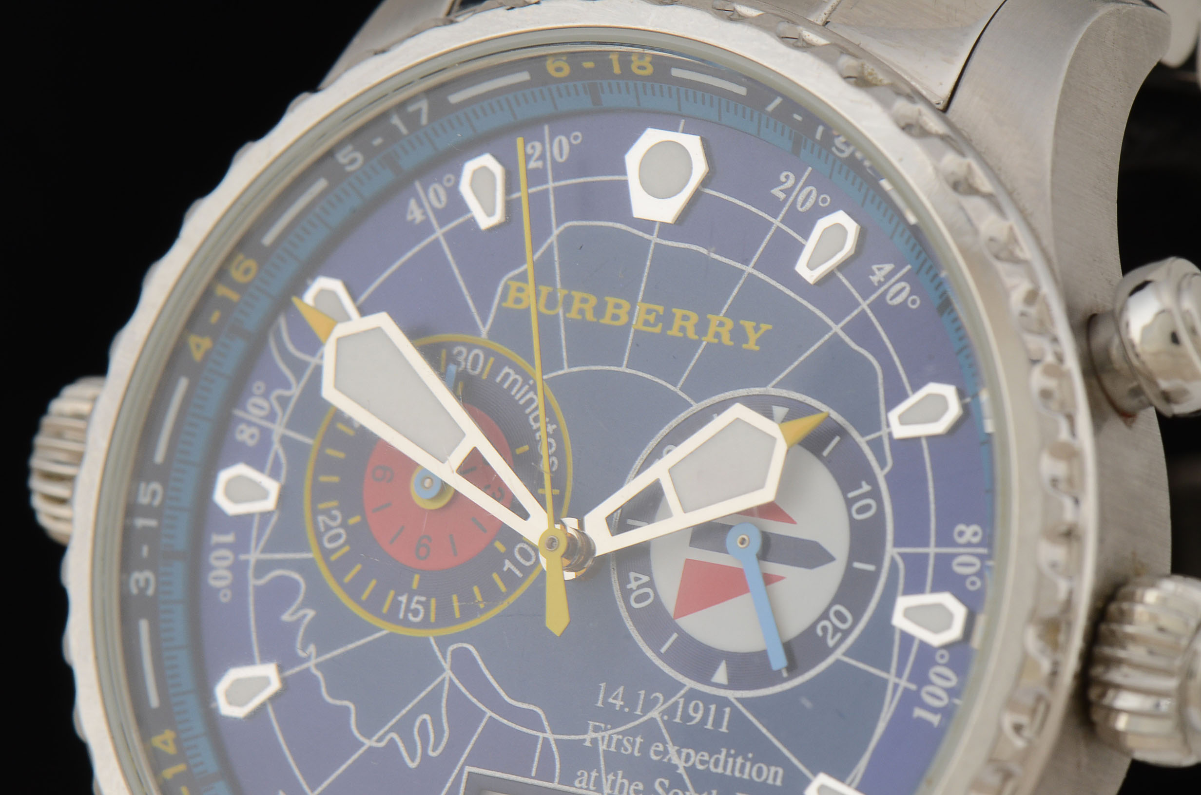 Burberry Antarctica Expedition Chronograph Stainless Steel Watch
