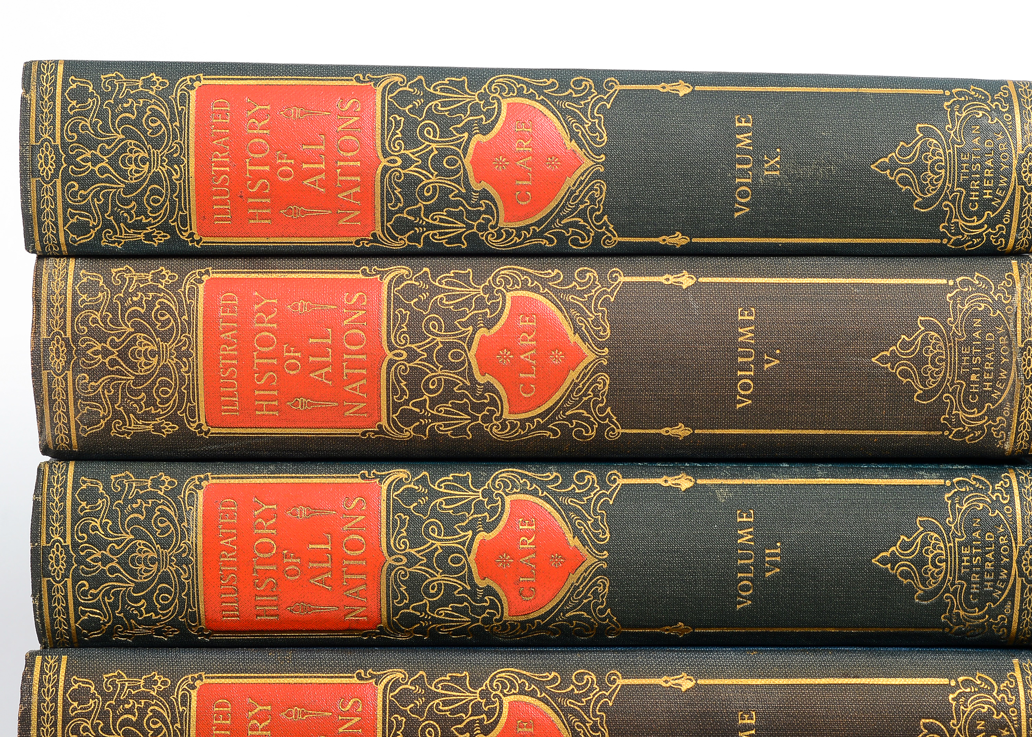 1909 "The Illustrated History of All Nations" 15-Volume Set