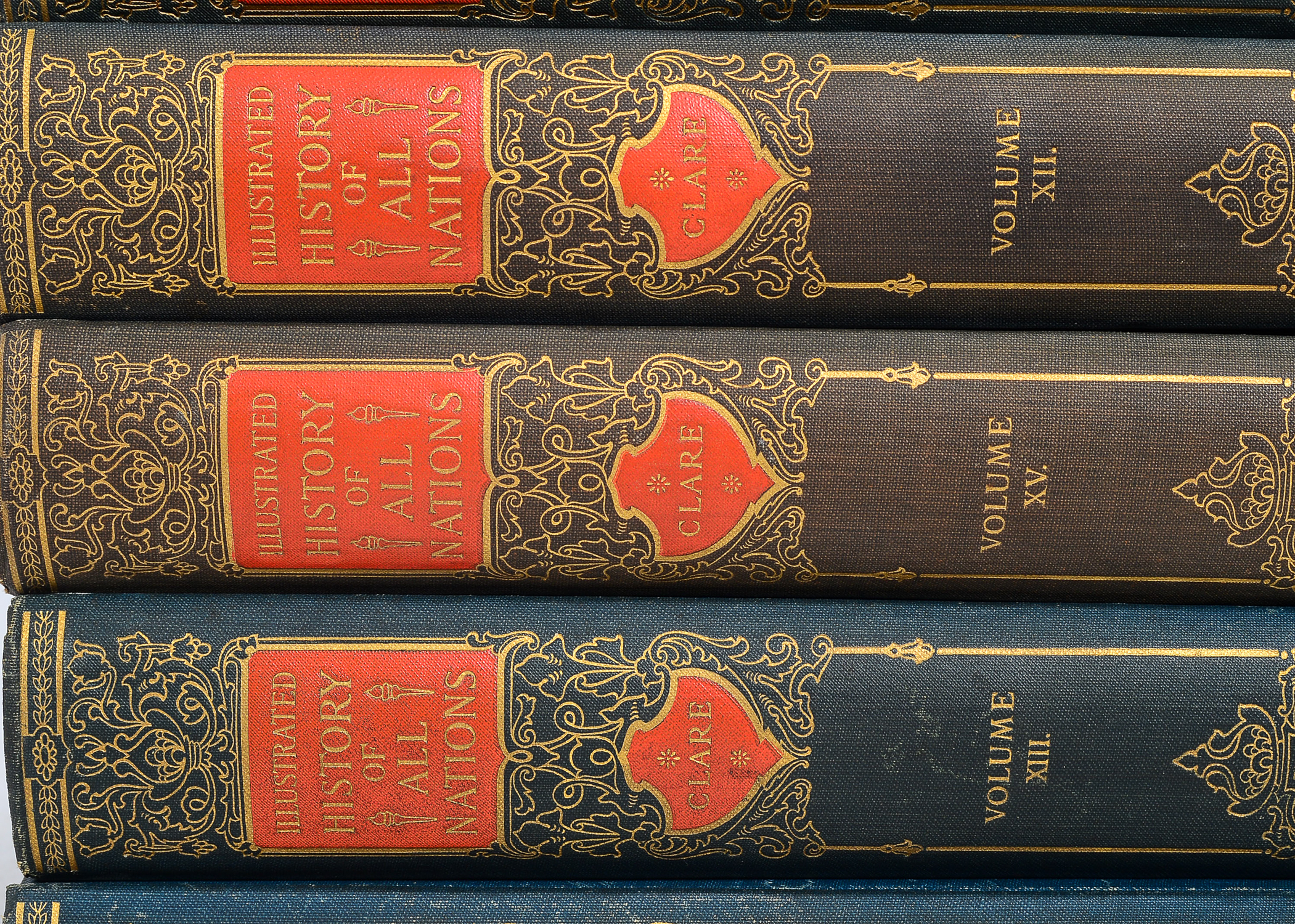 1909 "The Illustrated History of All Nations" 15-Volume Set