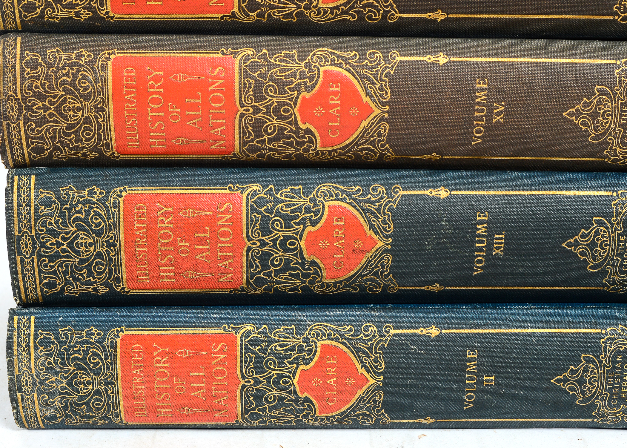 1909 "The Illustrated History of All Nations" 15-Volume Set