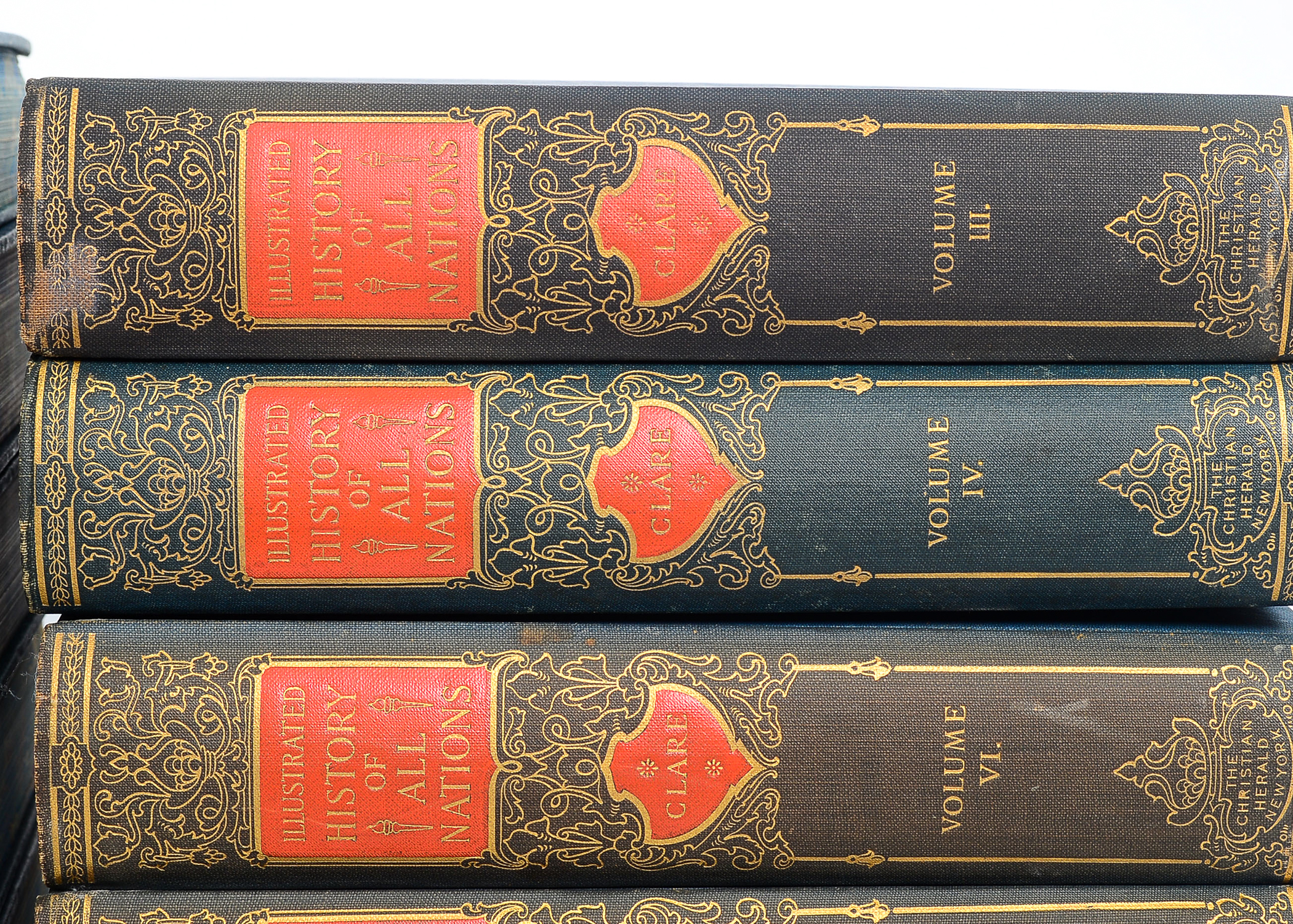 1909 "The Illustrated History of All Nations" 15-Volume Set