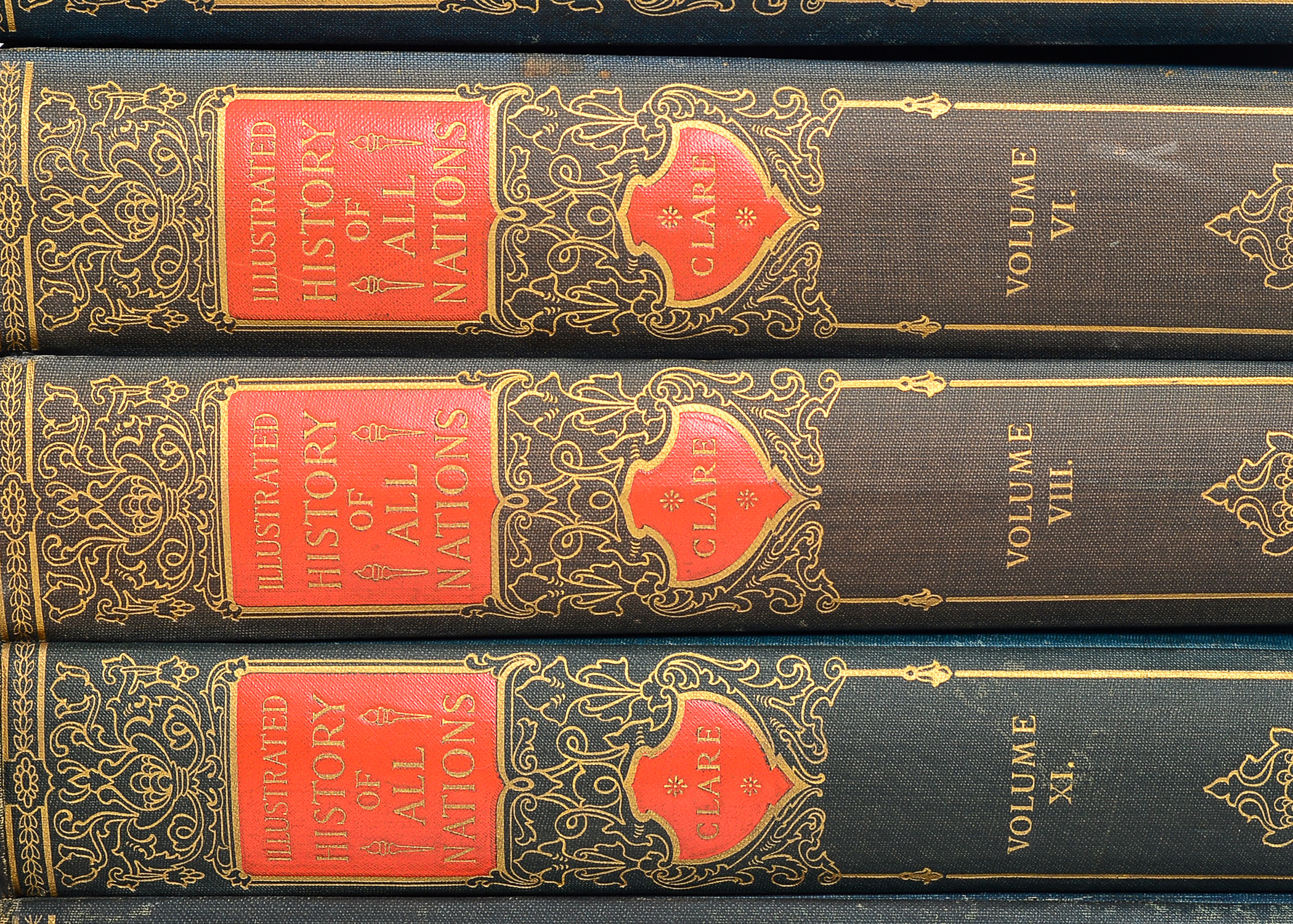 1909 "The Illustrated History of All Nations" 15-Volume Set