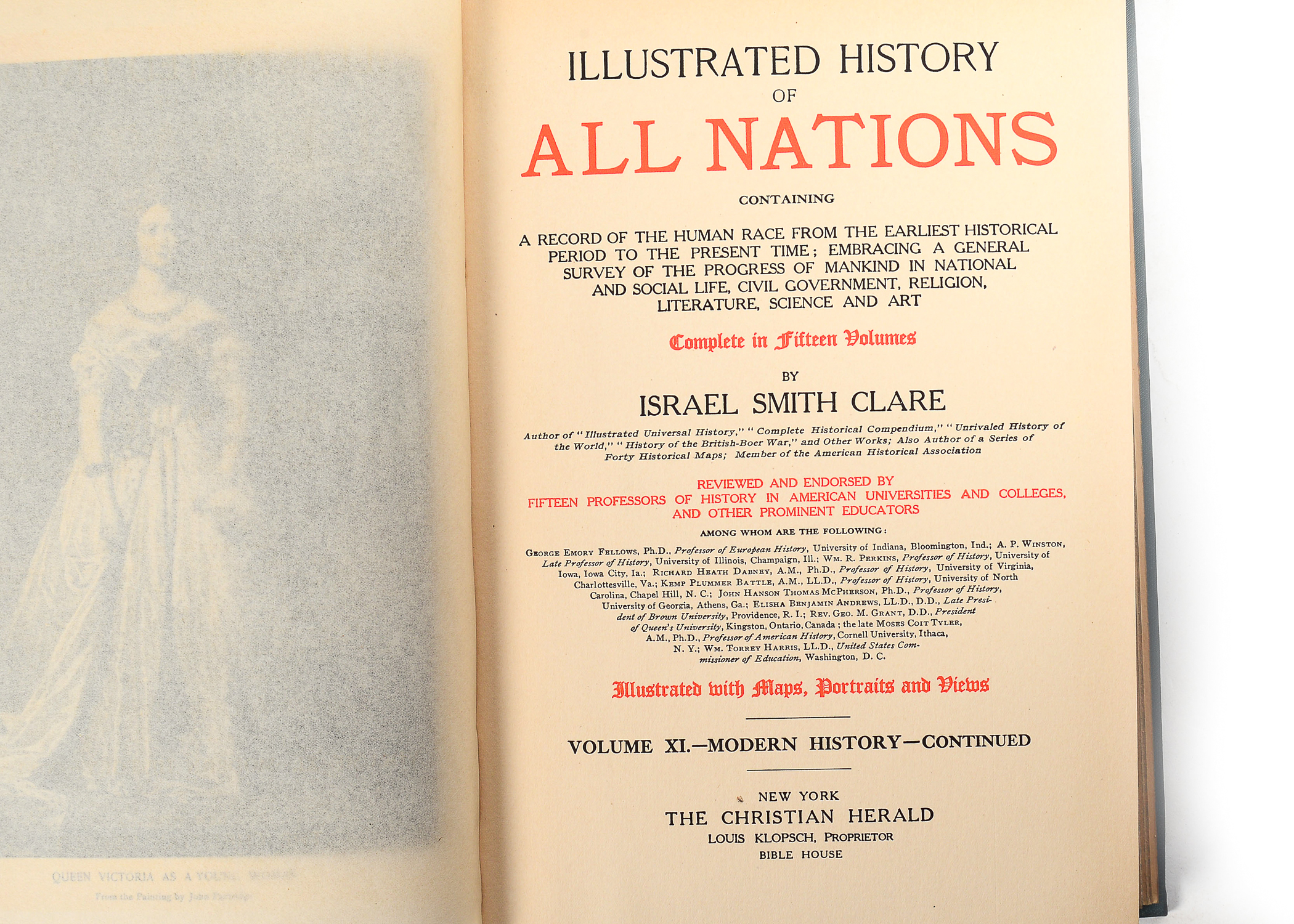1909 "The Illustrated History of All Nations" 15-Volume Set
