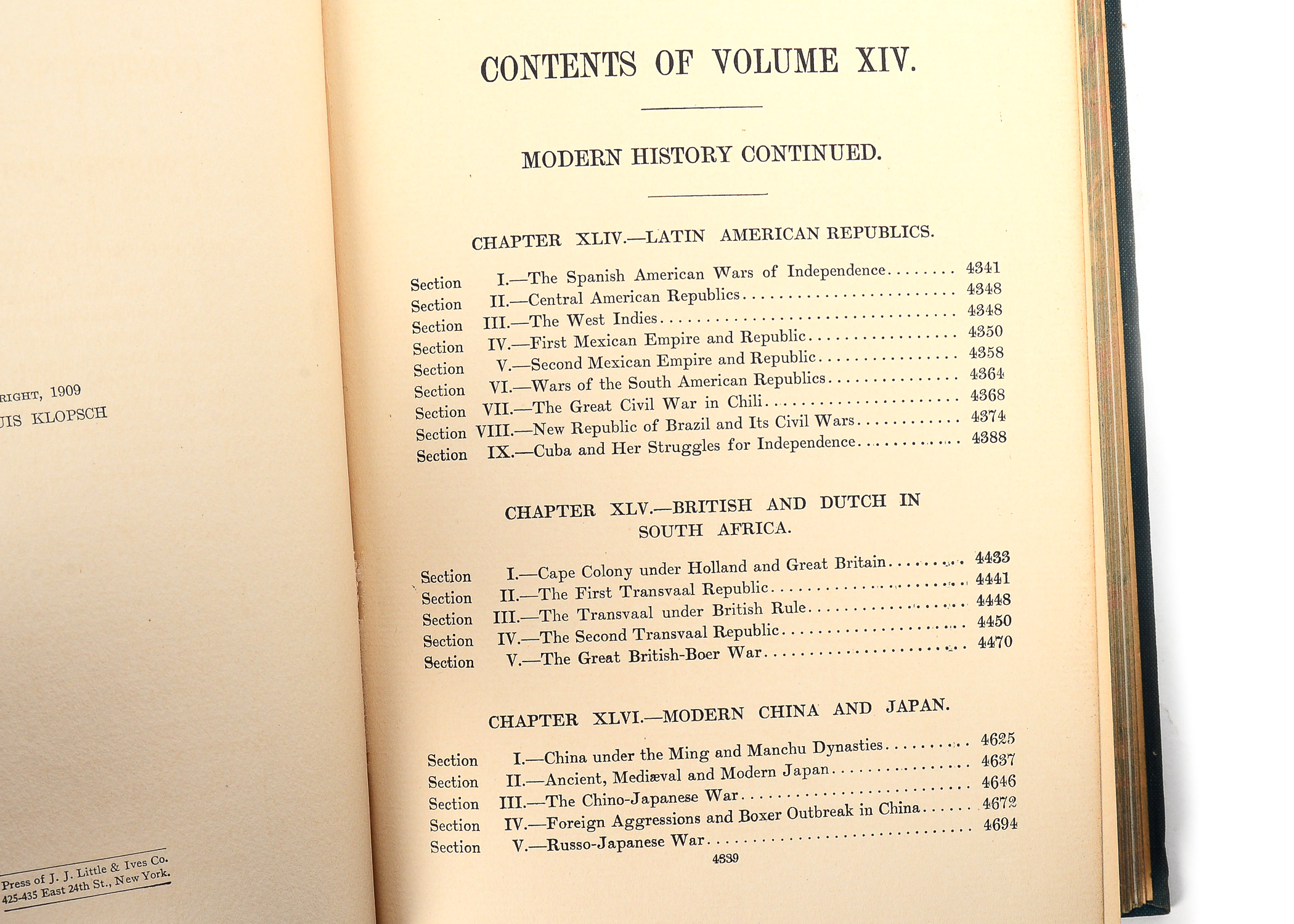 1909 "The Illustrated History of All Nations" 15-Volume Set