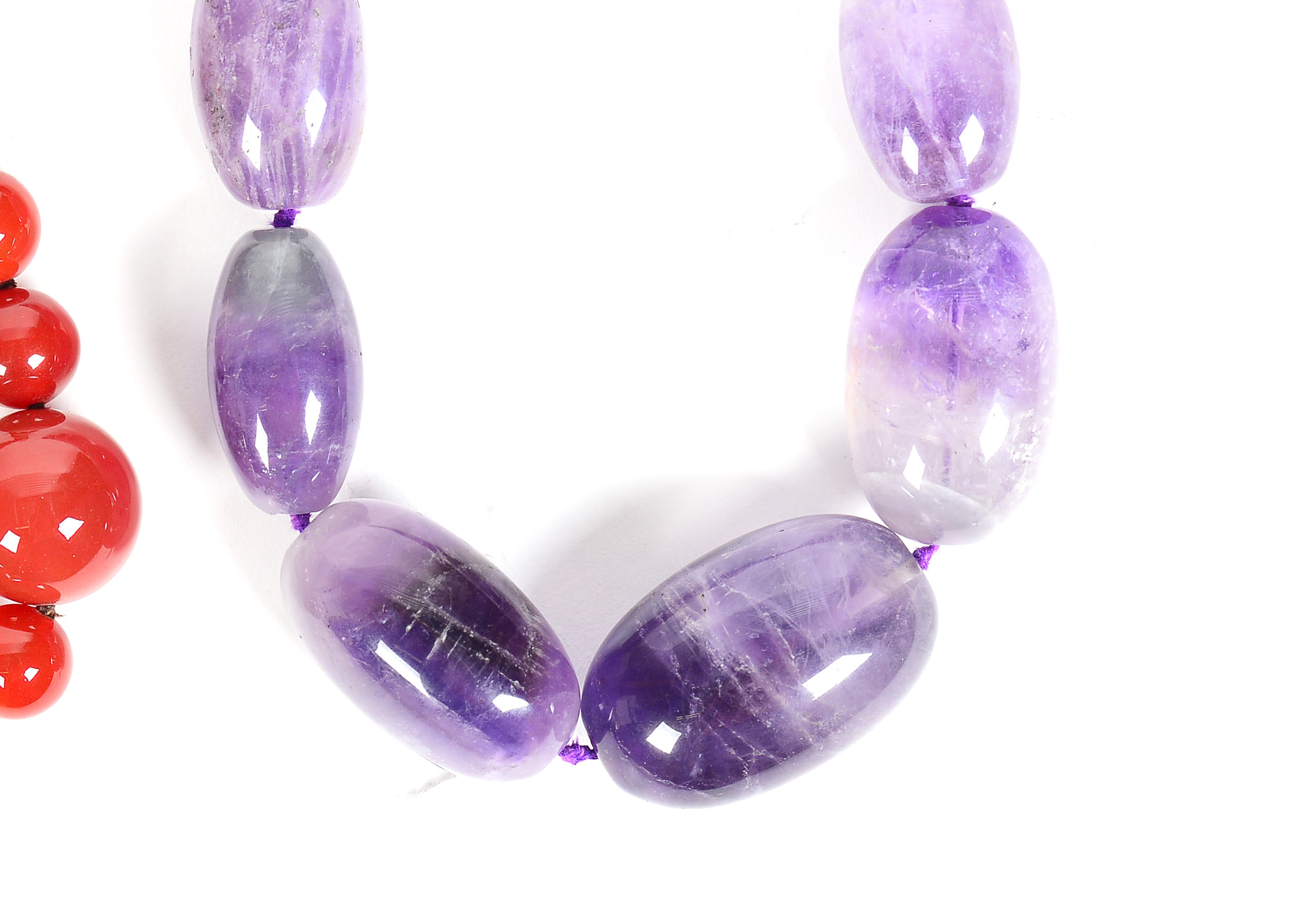 Collection of Stone Costume Necklaces