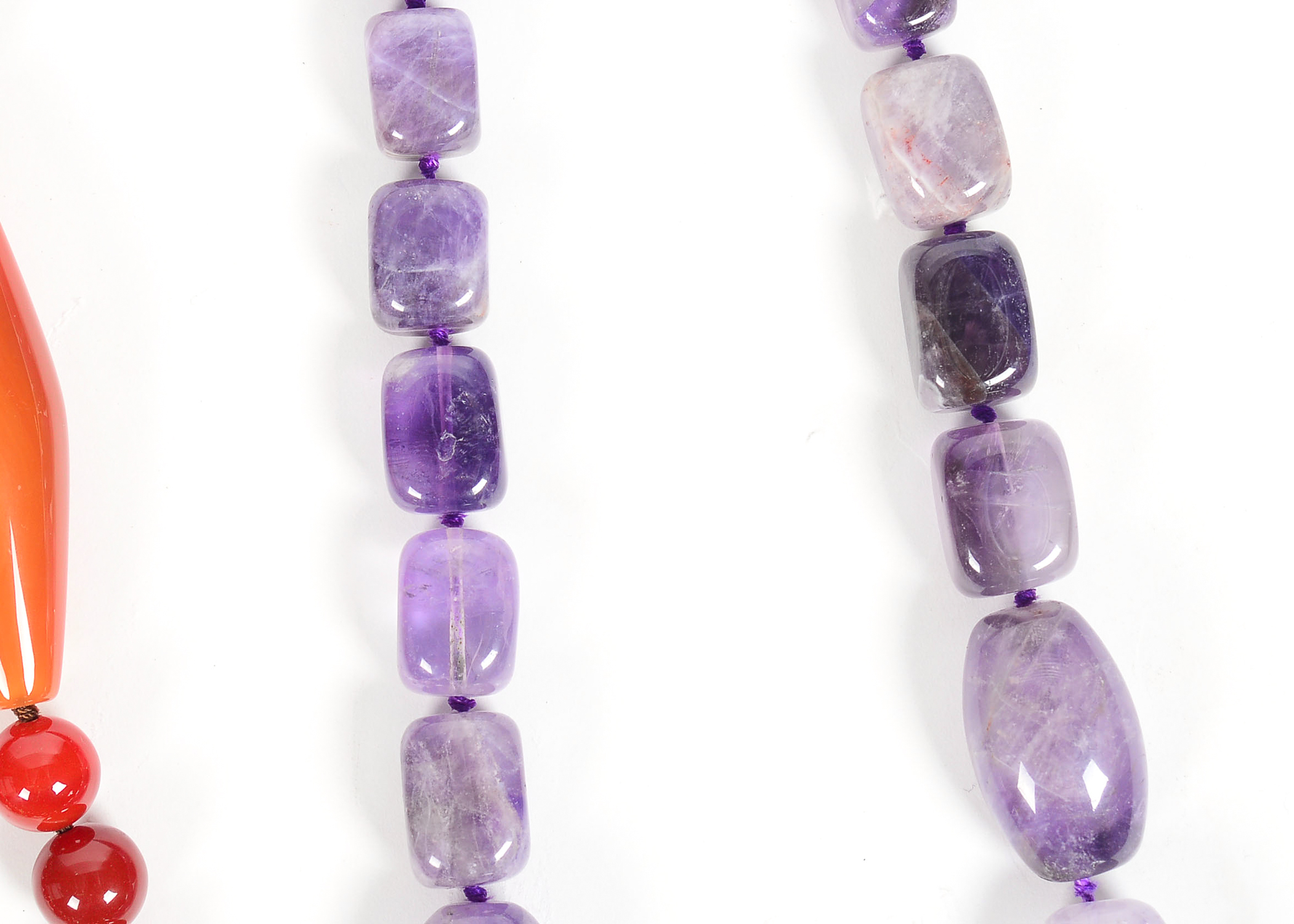 Collection of Stone Costume Necklaces