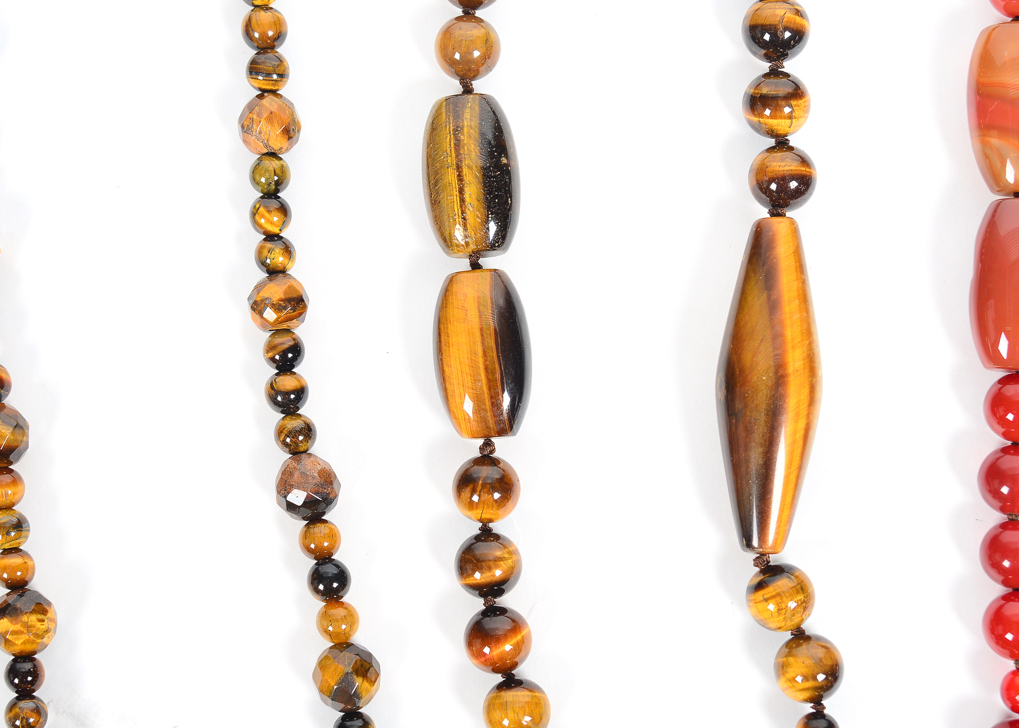 Collection of Stone Costume Necklaces