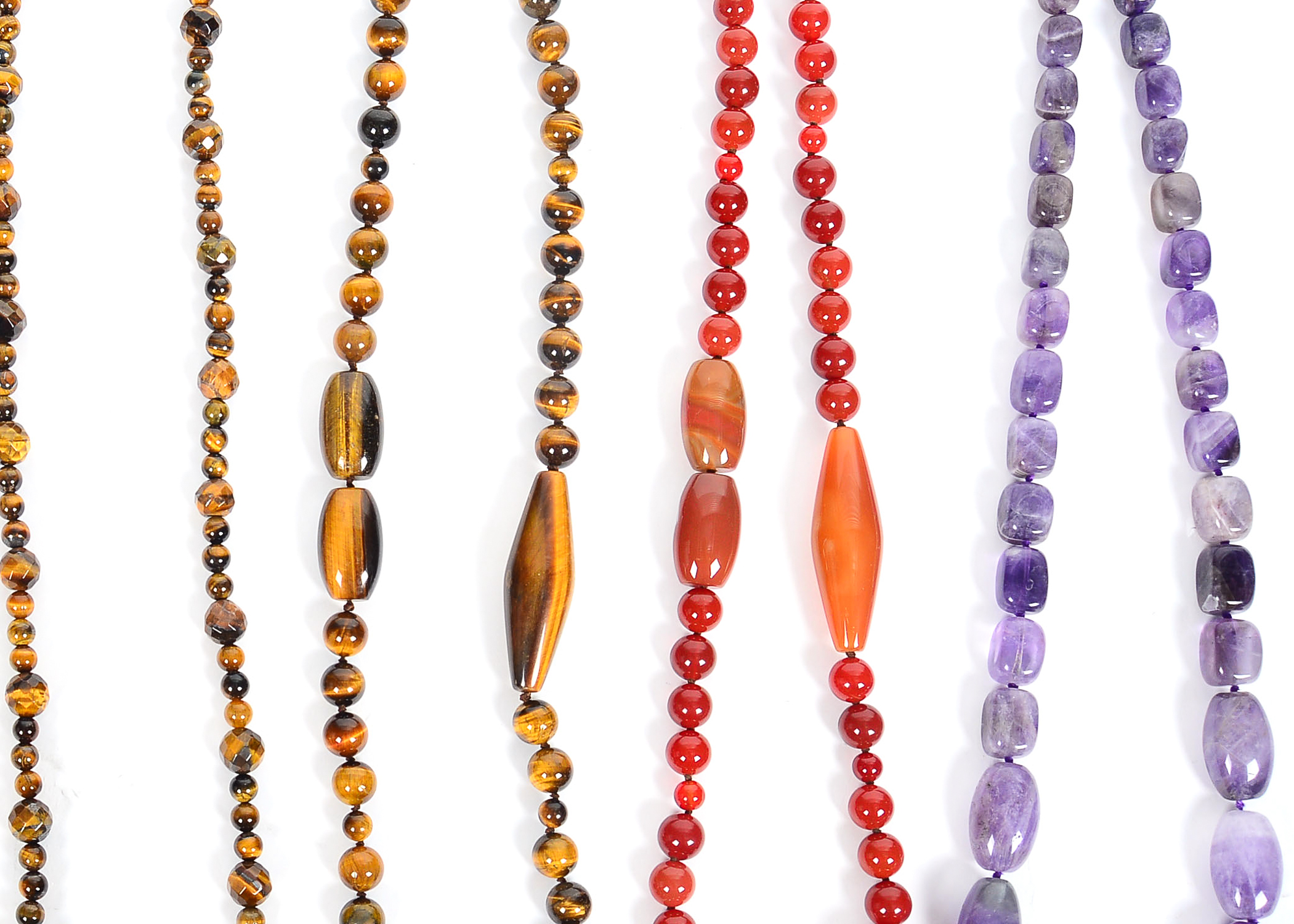 Collection of Stone Costume Necklaces