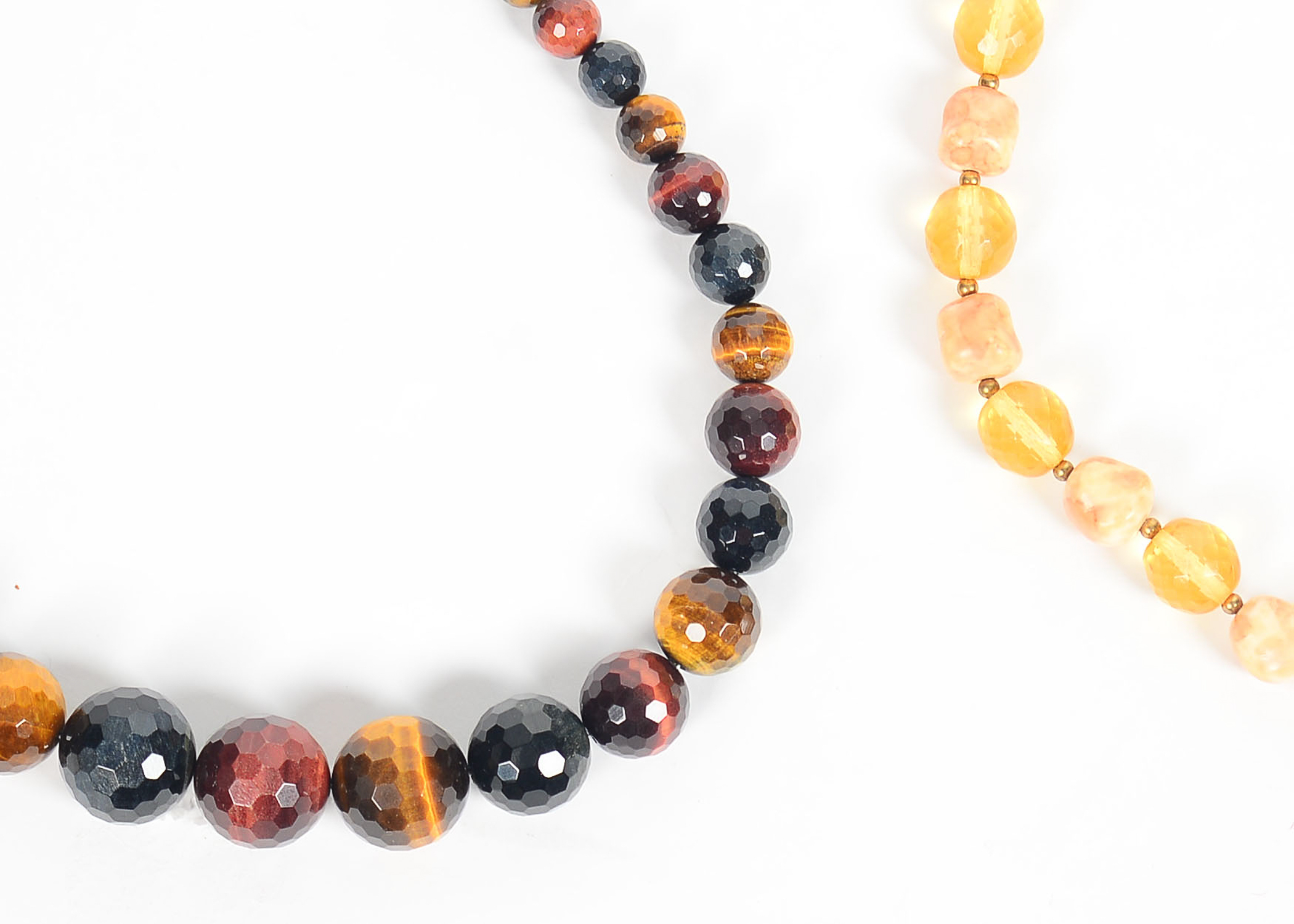 Collection of Four Stone Necklaces