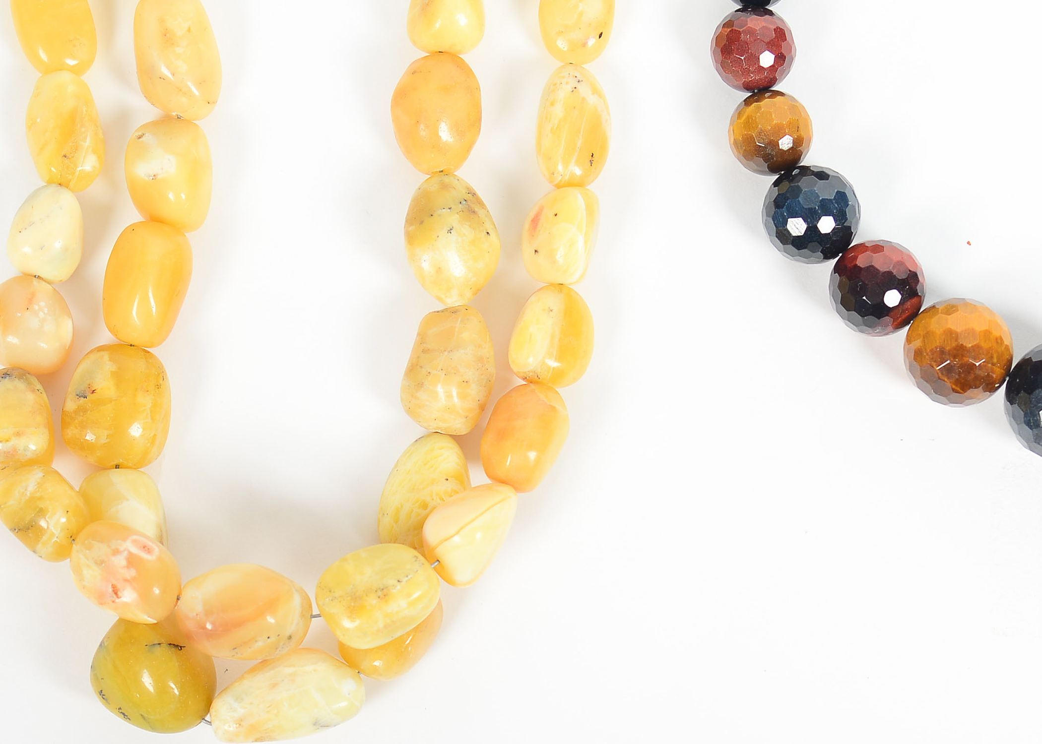 Collection of Four Stone Necklaces