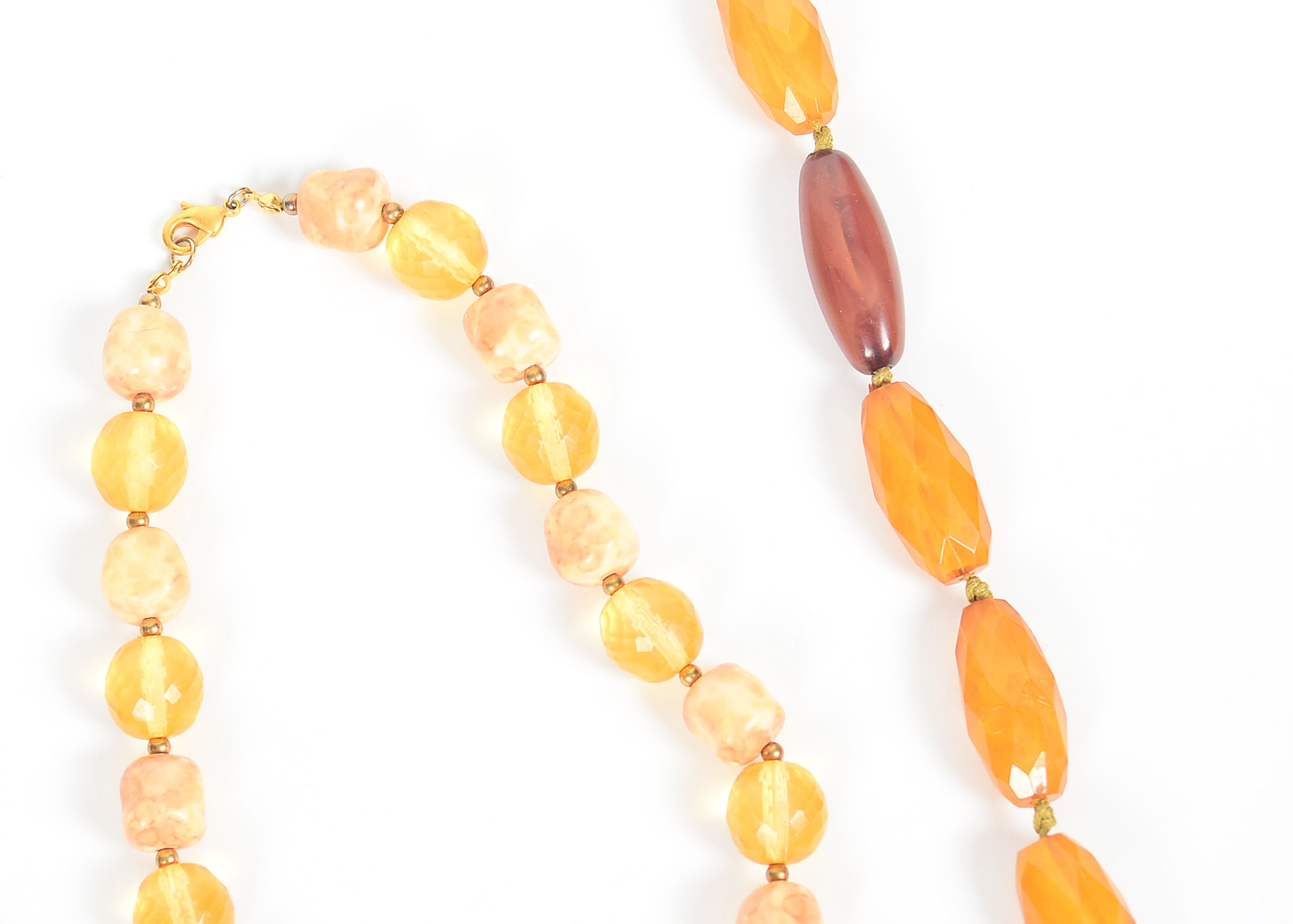 Collection of Four Stone Necklaces