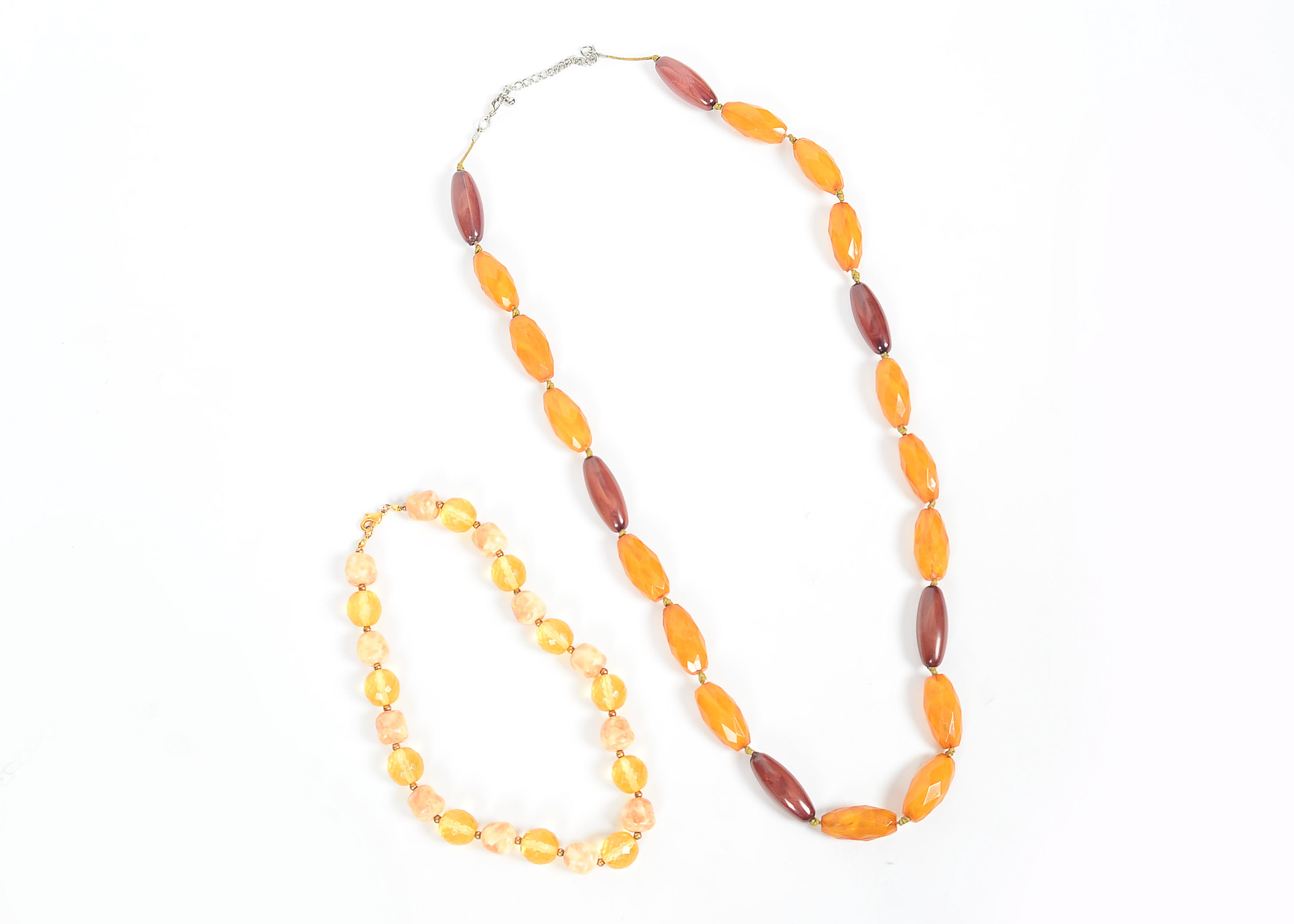 Collection of Four Stone Necklaces