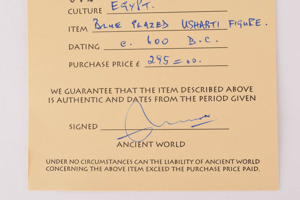 c.600BC Egyptian Ushabti Figure