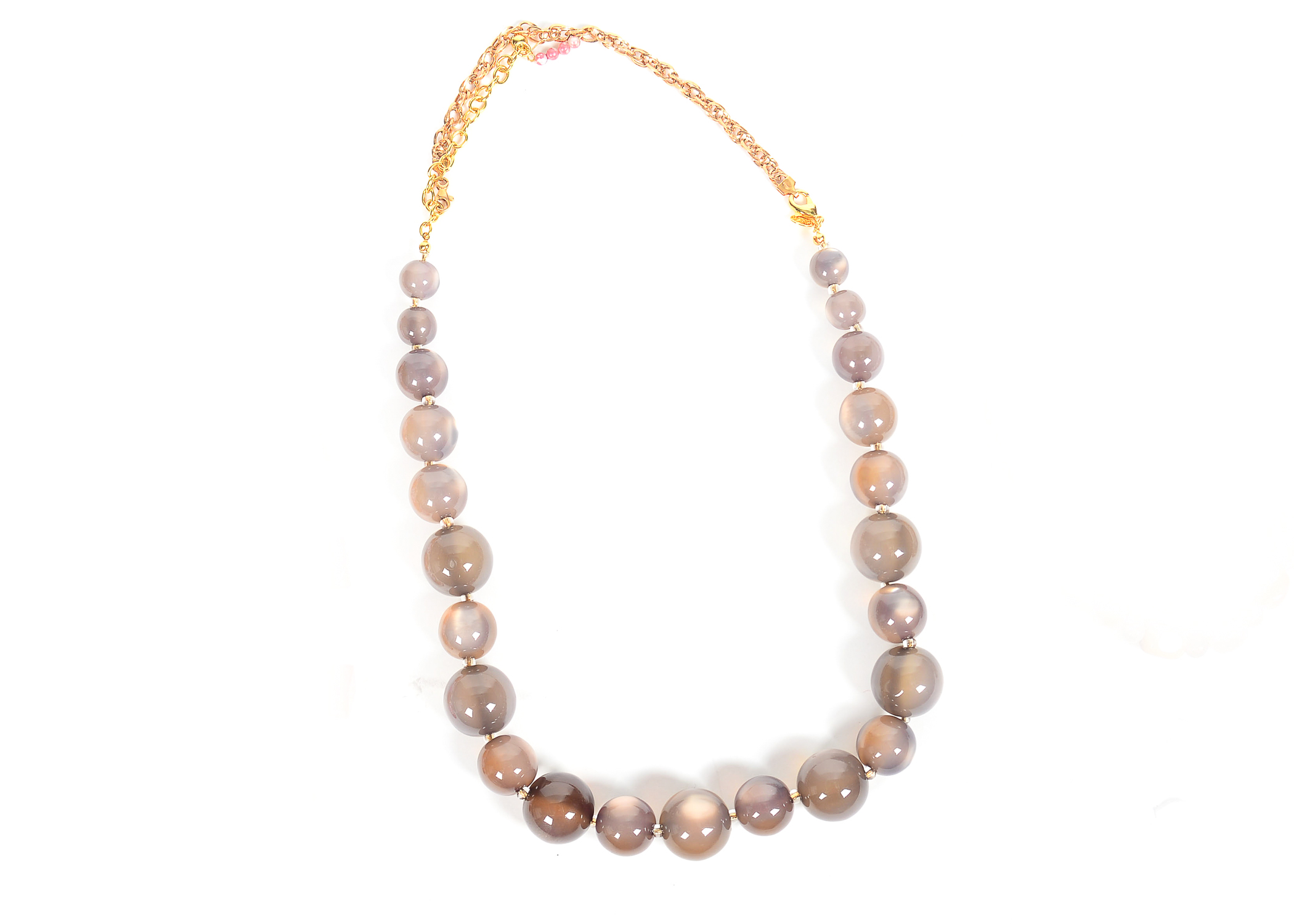 Collection of Three Stone Costume Necklaces