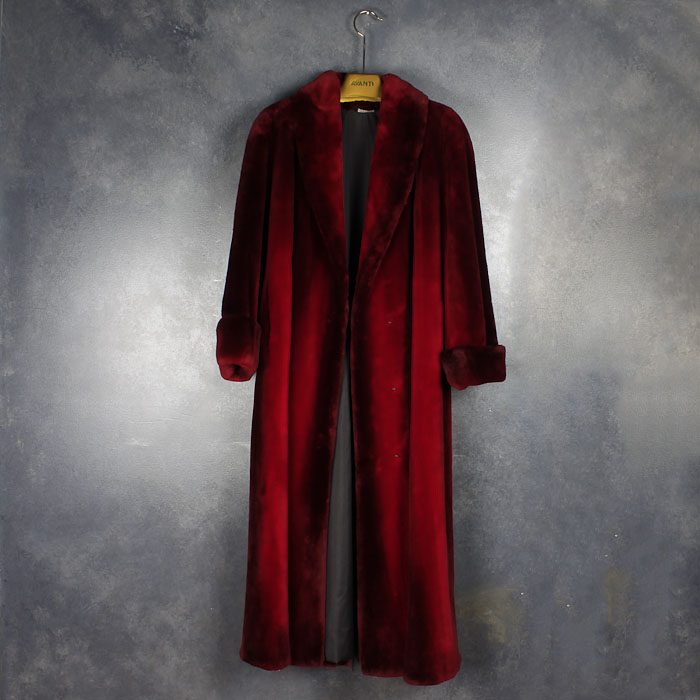 Wolfie Red Faux Fur Coat