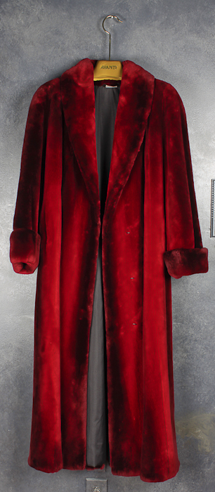 Wolfie Red Faux Fur Coat