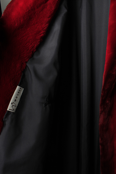 Wolfie Red Faux Fur Coat