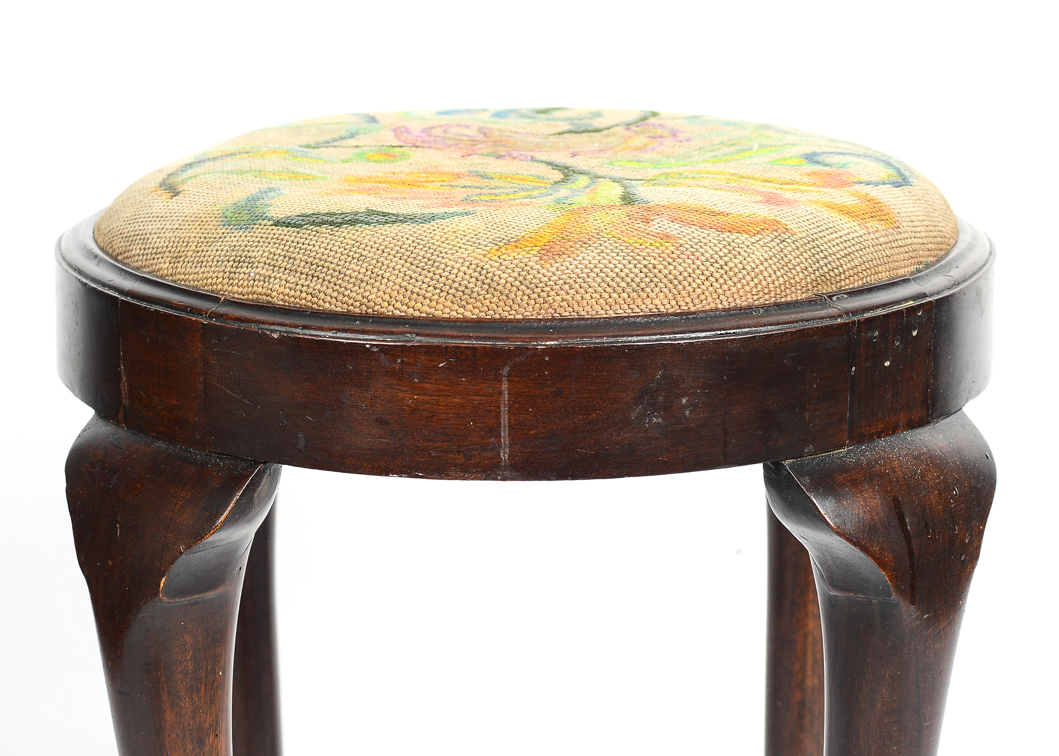 Embroidered Stool