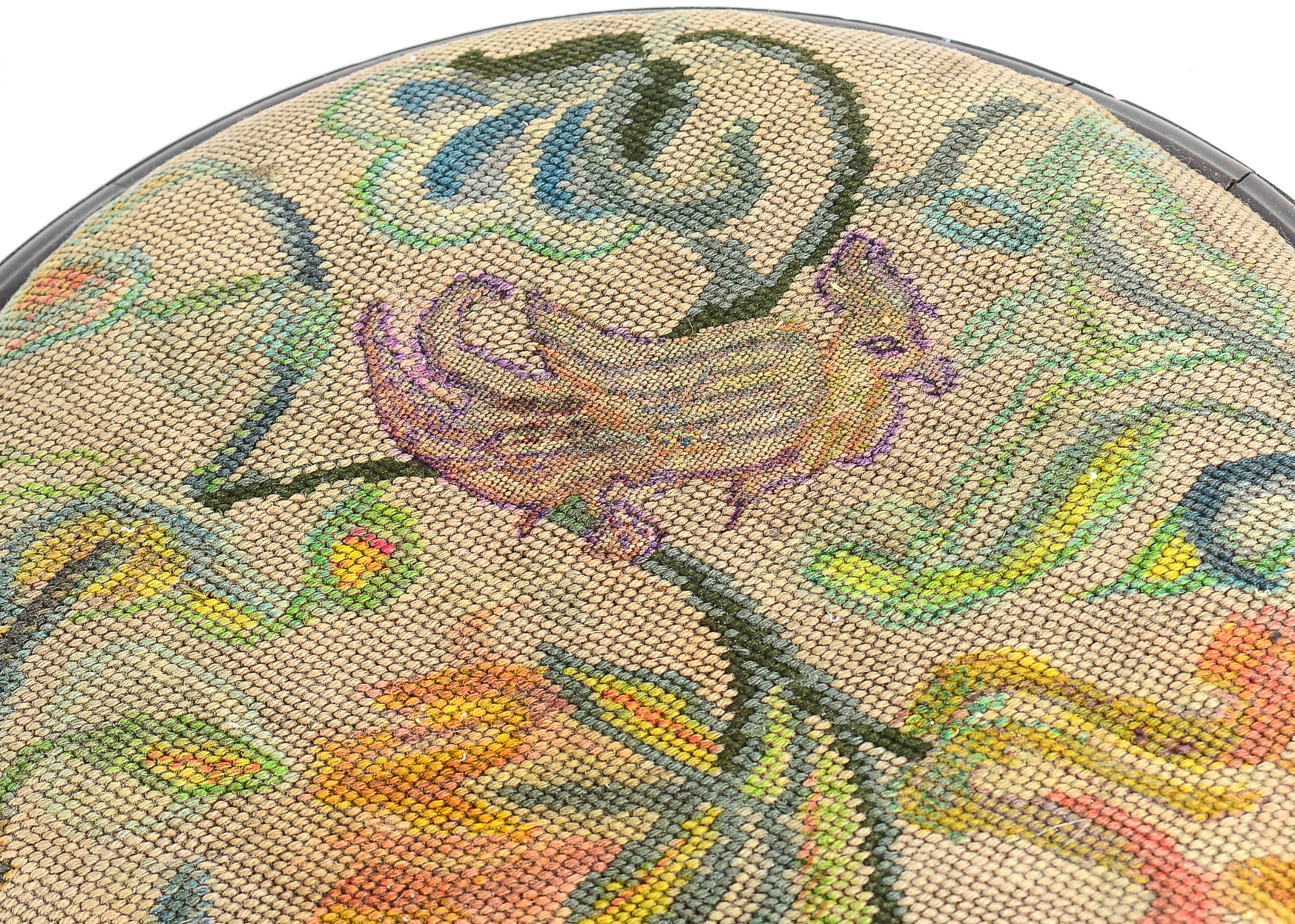 Embroidered Stool