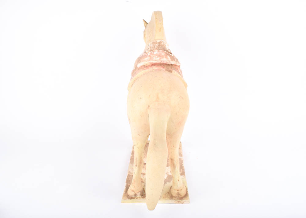 c.1850 Chinese Ceramic Horse Sculpture