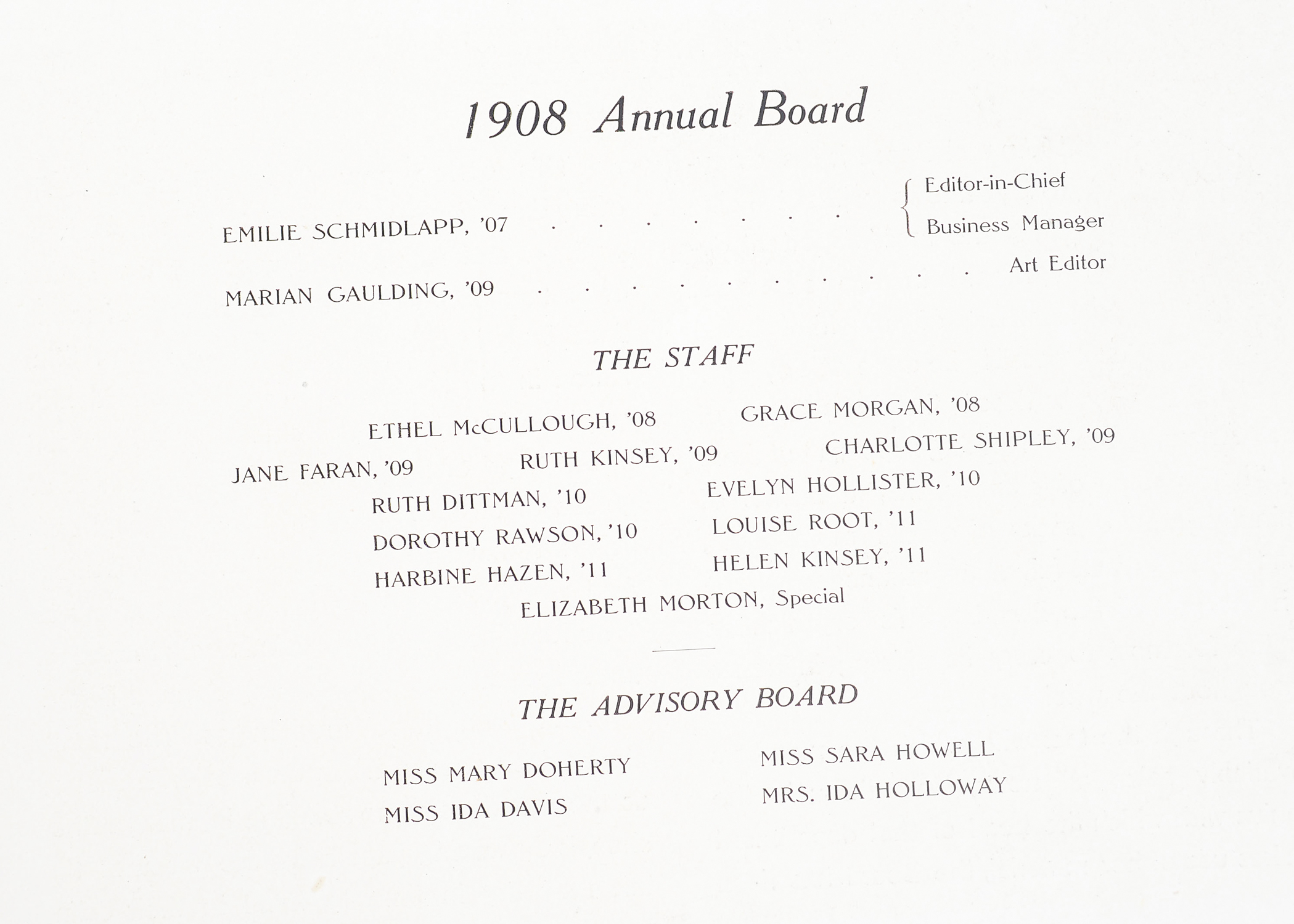 Collection of Antique and Vintage Yearbooks