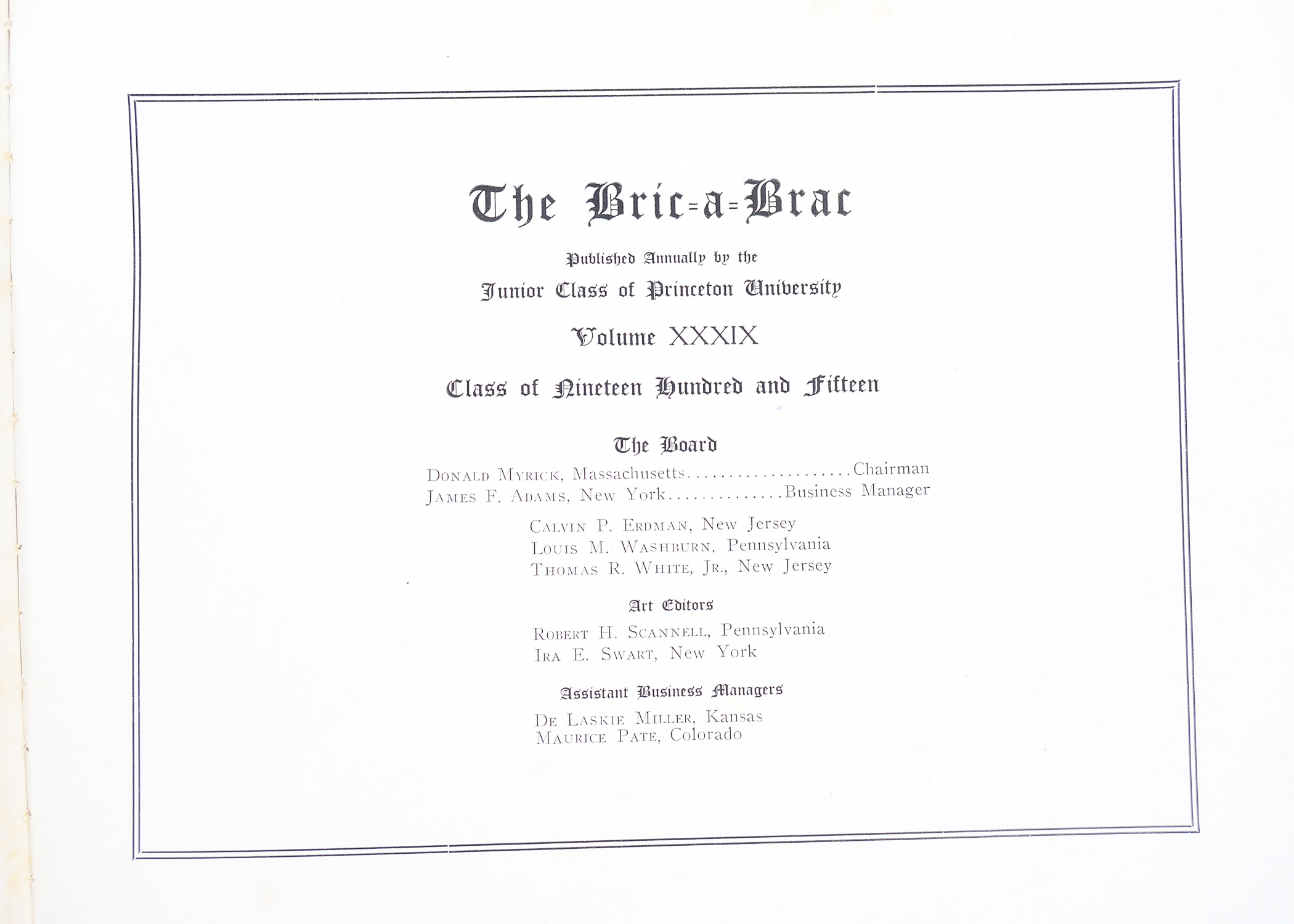 Collection of Antique and Vintage Yearbooks