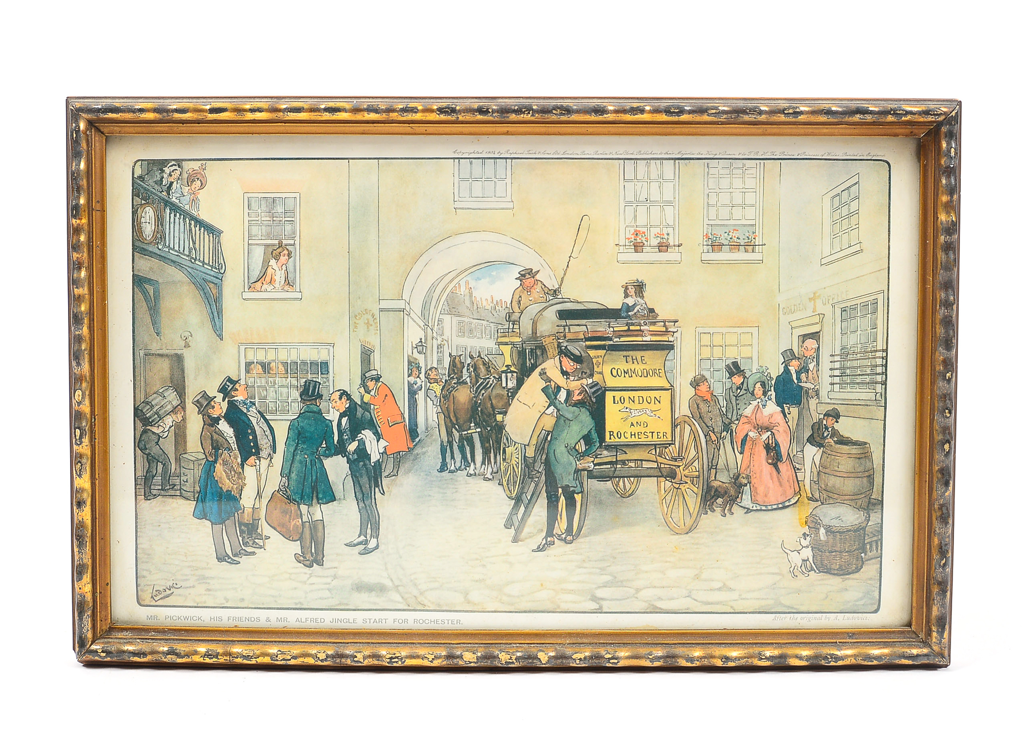 Three Framed Albert Ludovici Prints