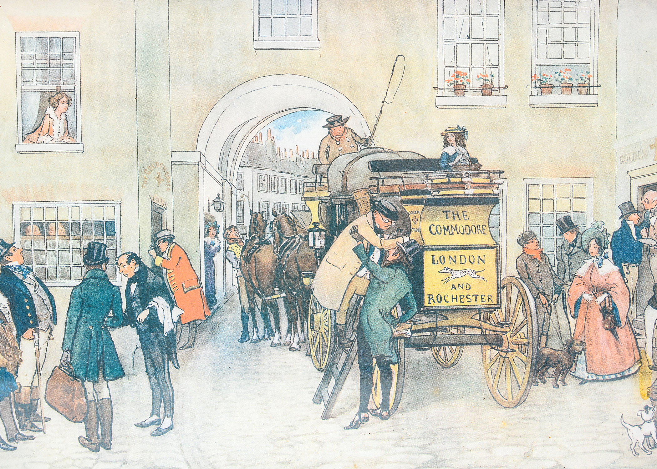 Three Framed Albert Ludovici Prints