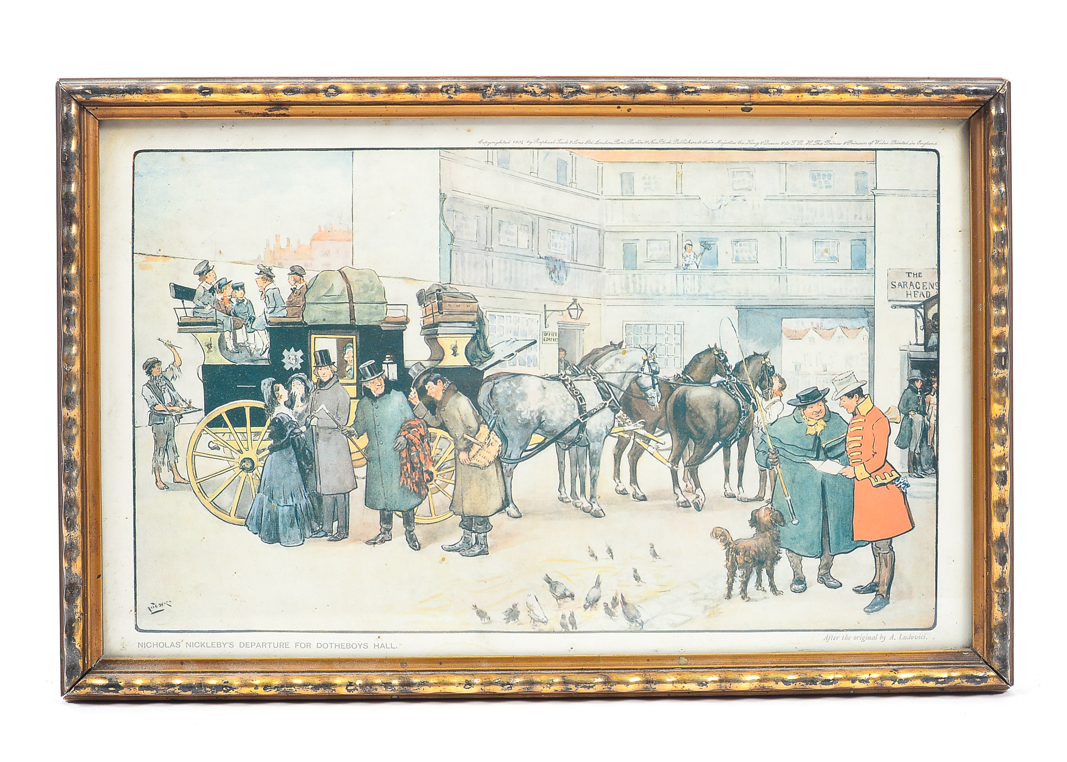 Three Framed Albert Ludovici Prints