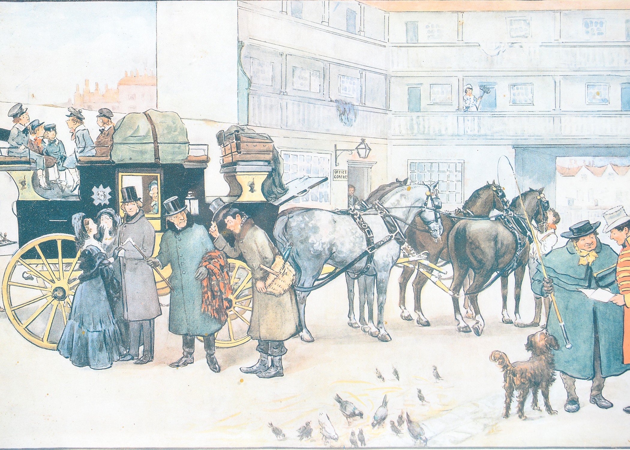 Three Framed Albert Ludovici Prints